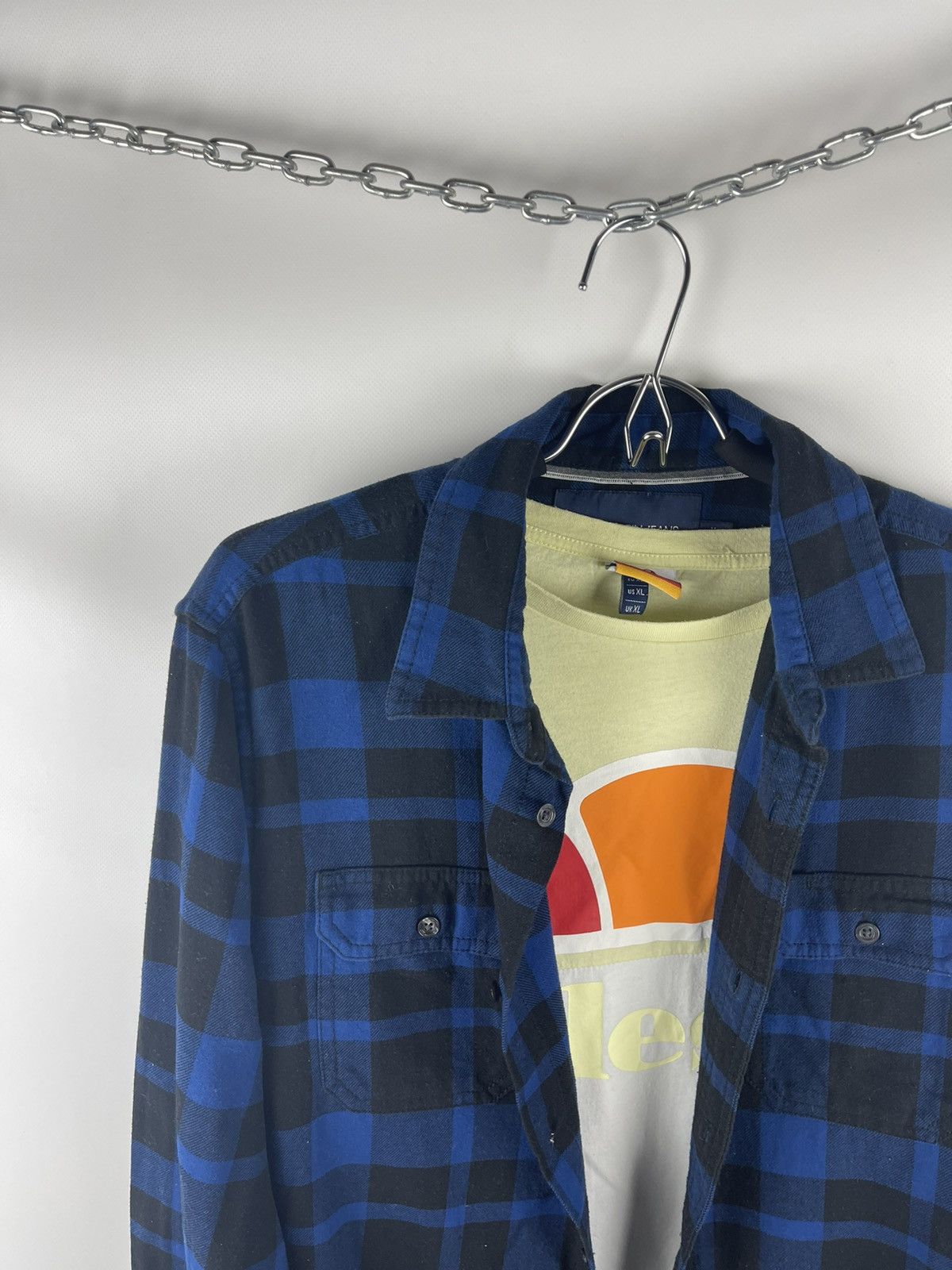Calvin Klein × Flannel Calvin Klein blue checkered flannel travis Scott shirt Size US M / EU 48-50 / 2 - 2 Thumbnail