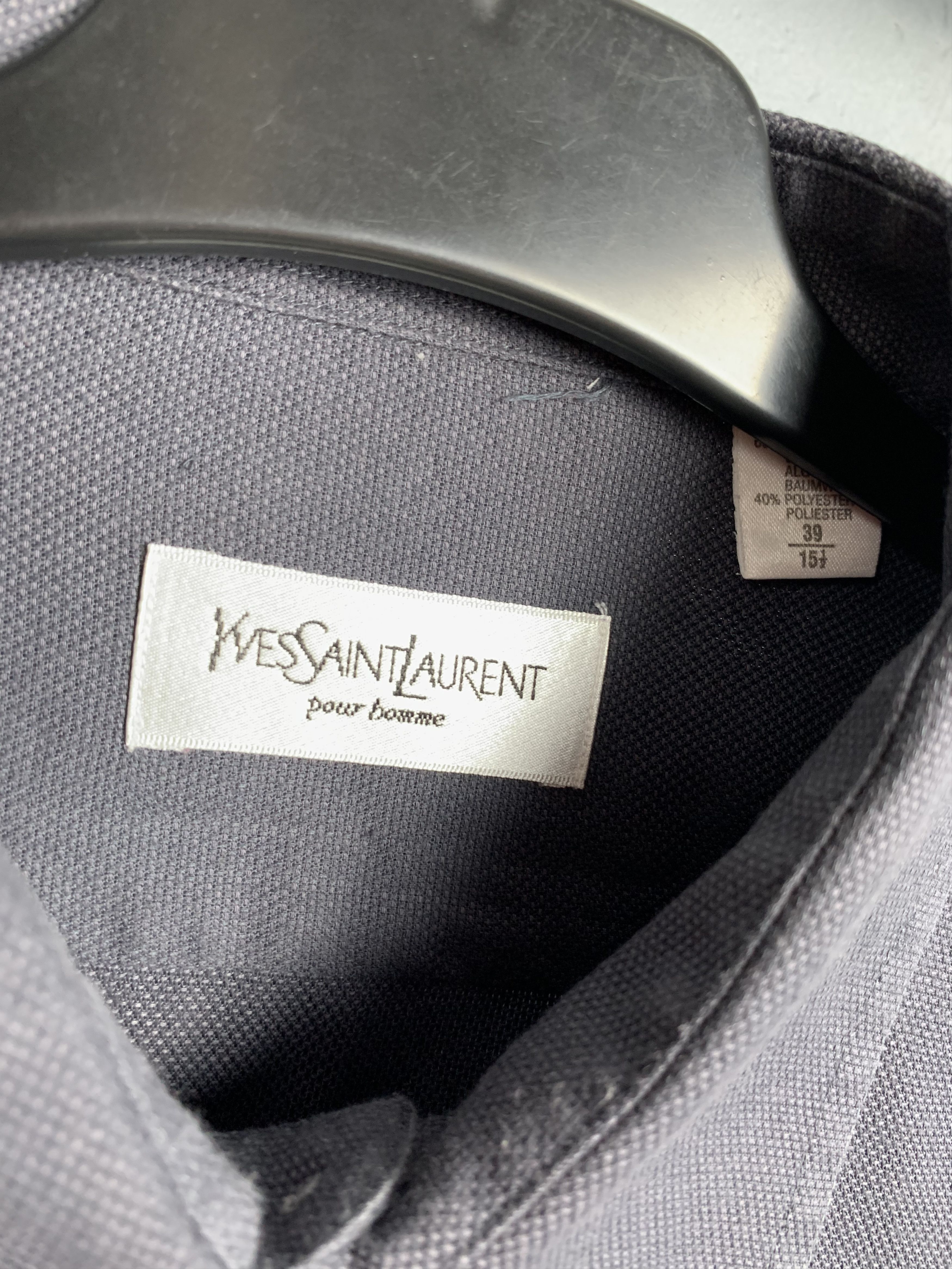 Yves Saint Laurent Yves Saint Laurent YSL men's long sleeve shirt Size US L / EU 52-54 / 3 - 3 Thumbnail