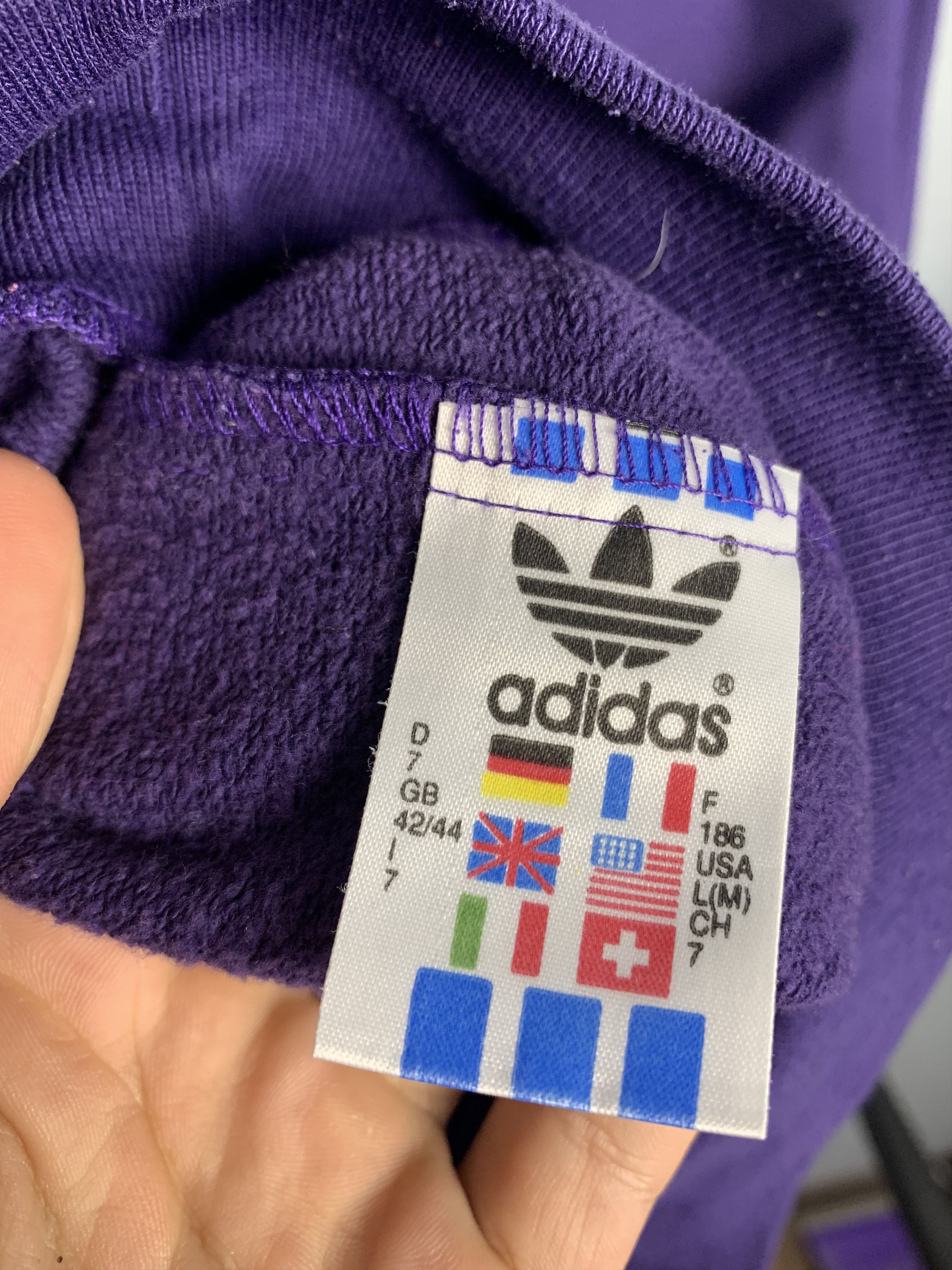 Adidas × Vintage Adidas Vintage Mens Crew Neck Sweatshirt Size US L / EU 52-54 / 3 - 5 Thumbnail