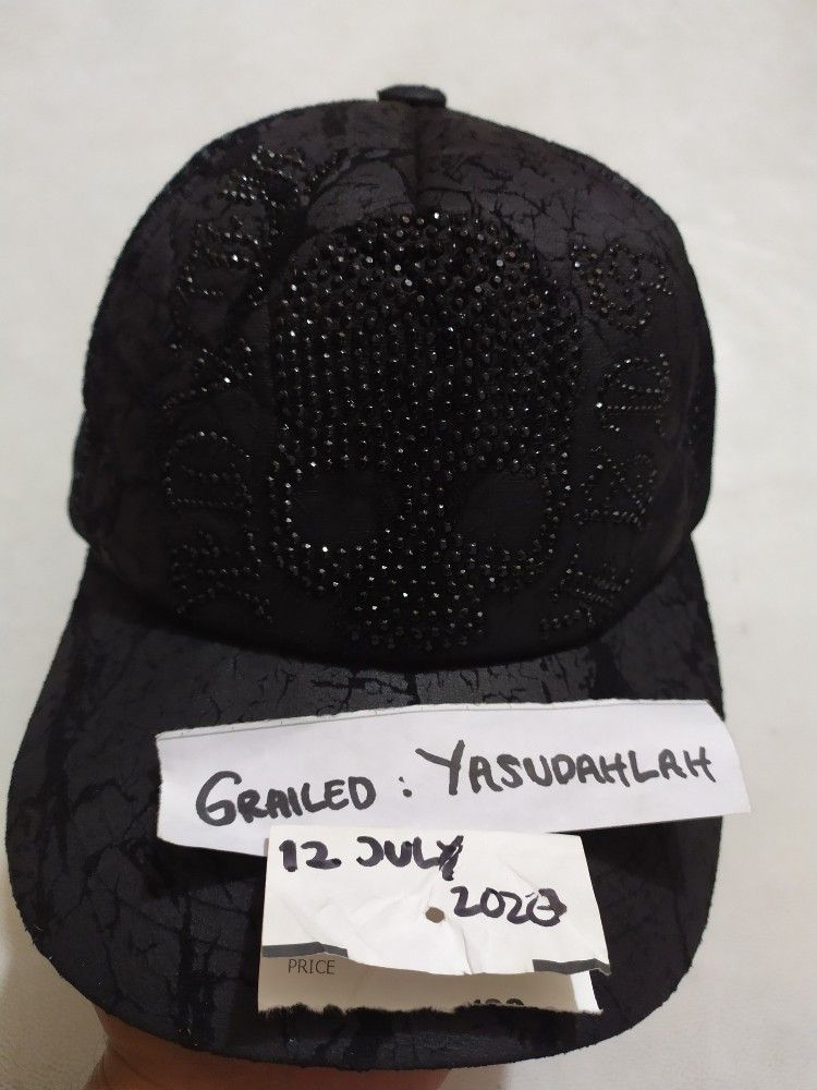 Other 🔥Black Star Sparkling Skull Hats Punk Bondage Design Size ONE SIZE - 9 Thumbnail