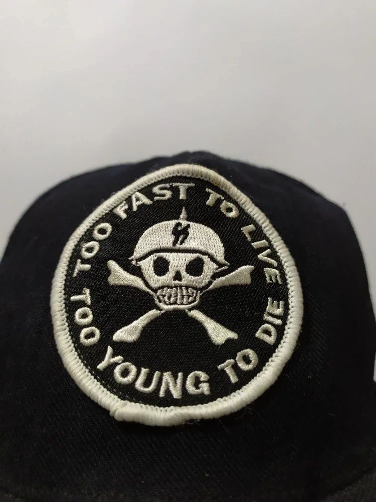 Japanese Brand 🔥Bratson Skull Bone Punk Bondage Style Hats Size ONE SIZE - 2 Thumbnail