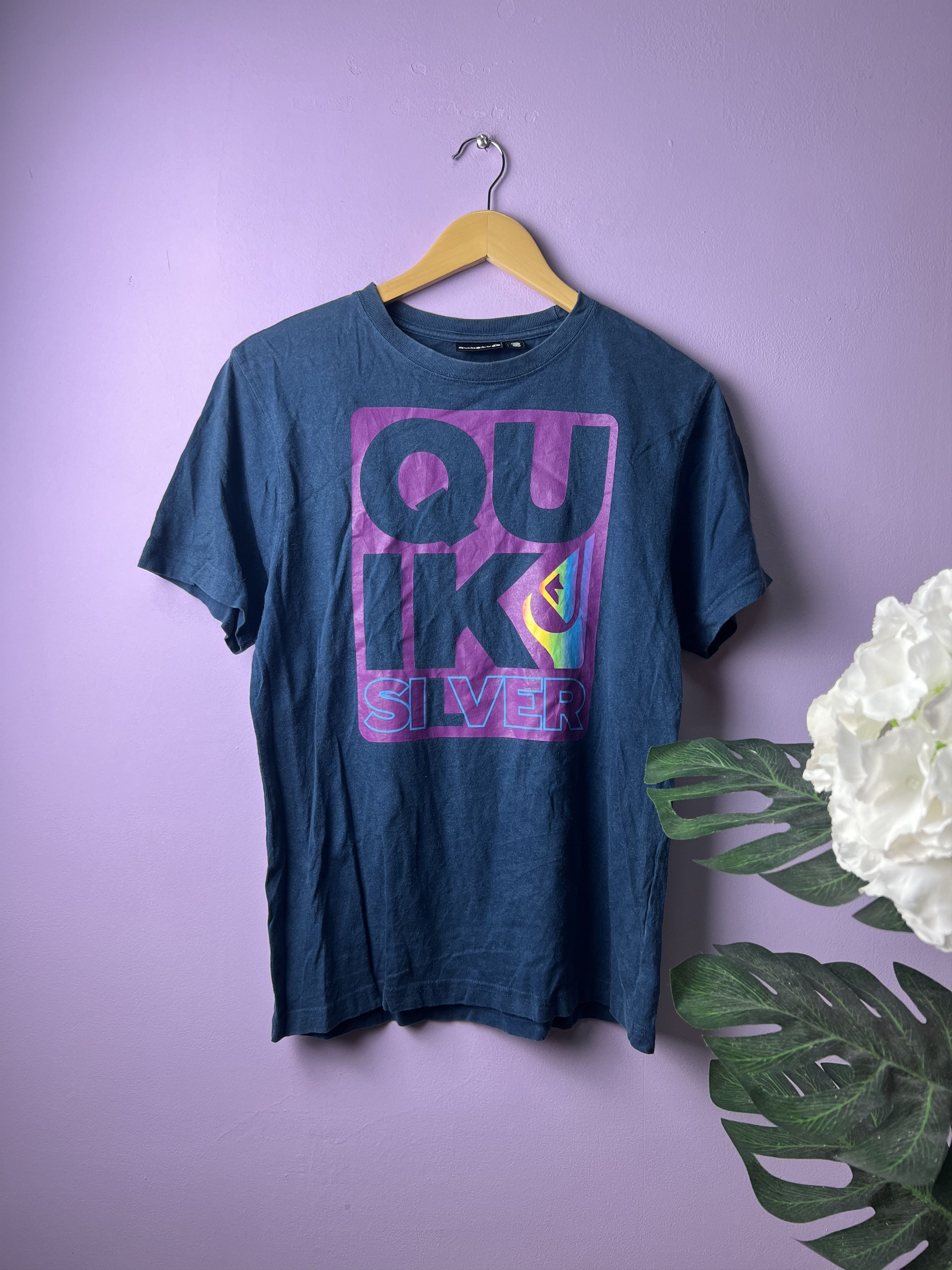 Quiksilver 🔥Vintage Quiksilver Big Spellout Tees Size US S / EU 44-46 / 1 - 1 Thumbnail