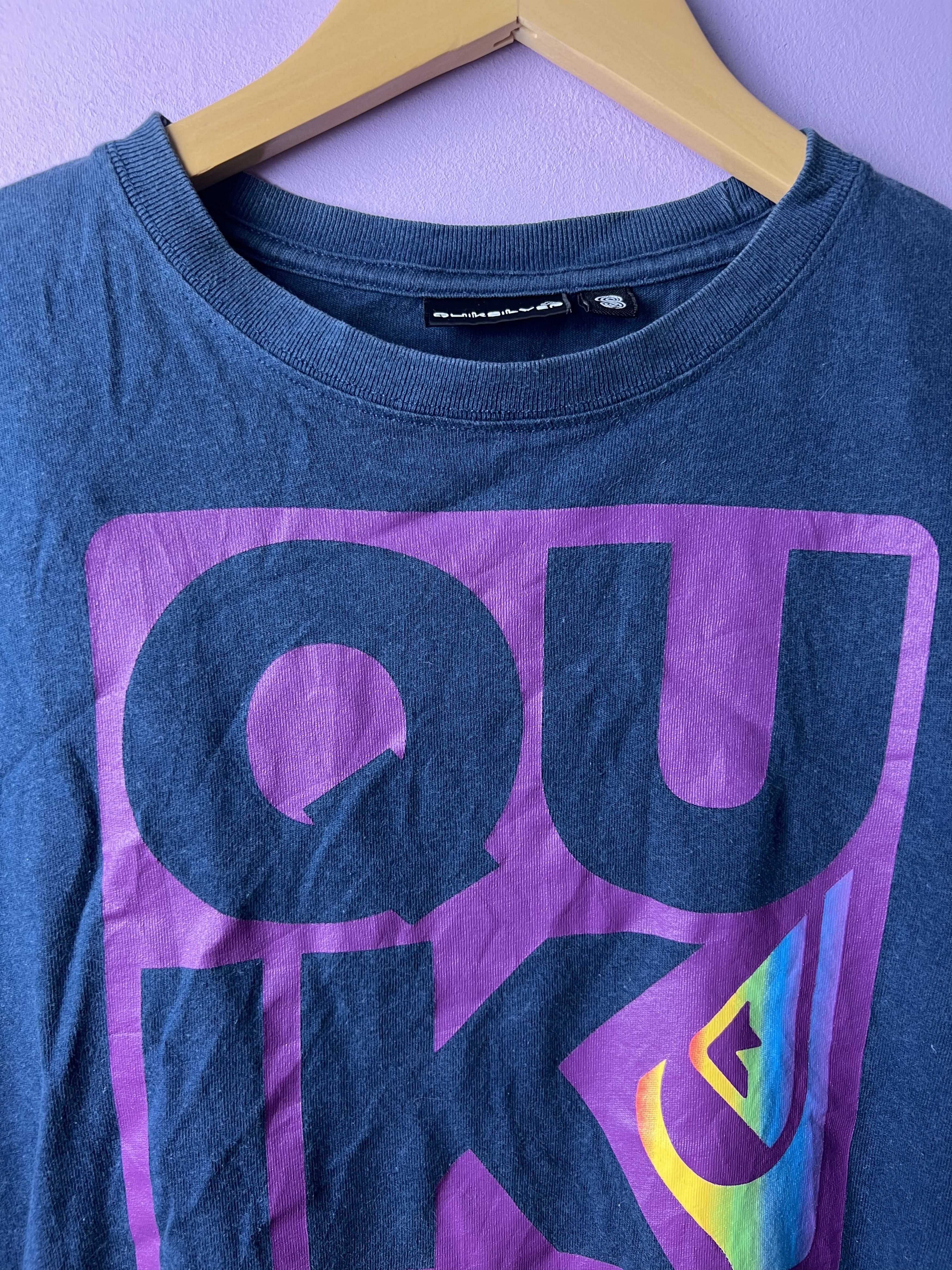Quiksilver 🔥Vintage Quiksilver Big Spellout Tees Size US S / EU 44-46 / 1 - 7 Thumbnail