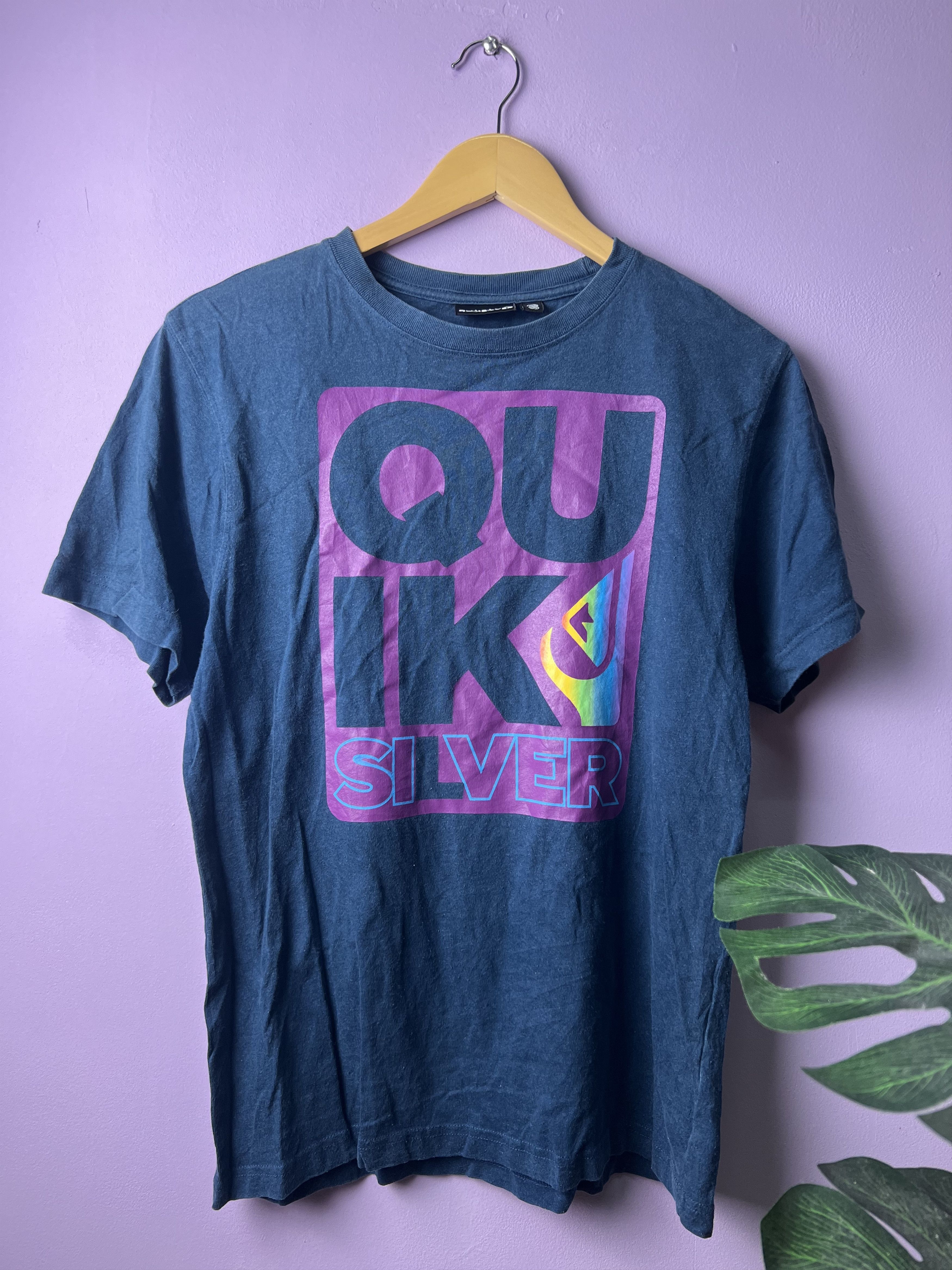 Quiksilver 🔥Vintage Quiksilver Big Spellout Tees Size US S / EU 44-46 / 1 - 2 Thumbnail