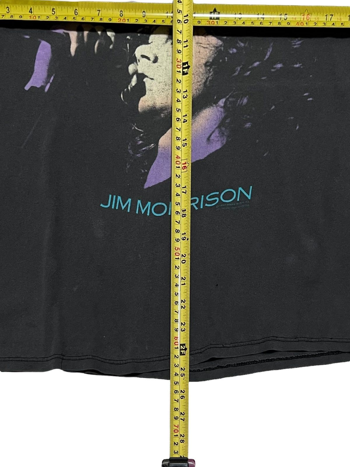 Band Tees × Seditionaries VTG 90s JIM MORRISON DANCE ON FIRE SPELLOUT LOGO RARE FADED Size US M / EU 48-50 / 2 - 17 Thumbnail