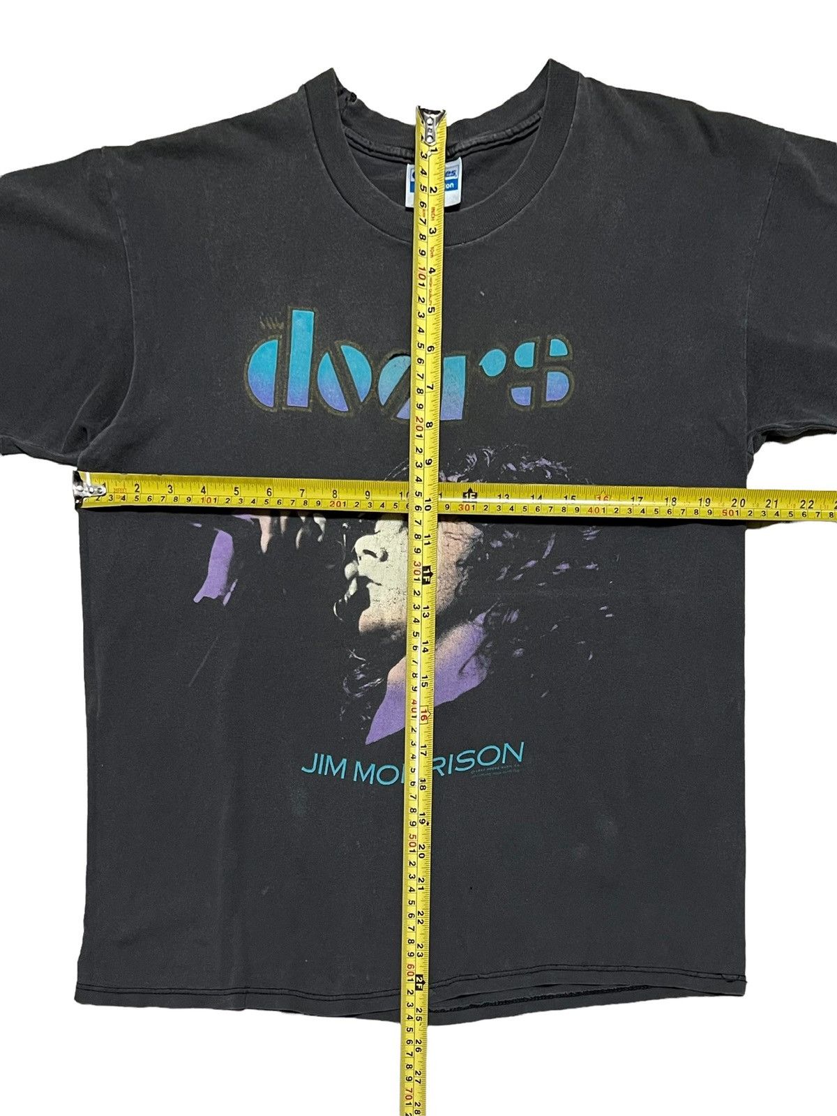Band Tees × Seditionaries VTG 90s JIM MORRISON DANCE ON FIRE SPELLOUT LOGO RARE FADED Size US M / EU 48-50 / 2 - 15 Thumbnail