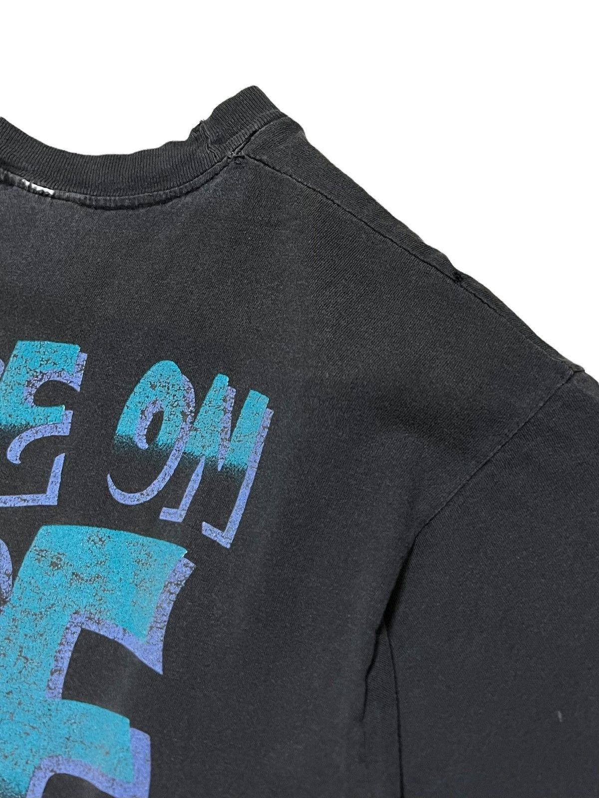 Band Tees × Seditionaries VTG 90s JIM MORRISON DANCE ON FIRE SPELLOUT LOGO RARE FADED Size US M / EU 48-50 / 2 - 9 Thumbnail