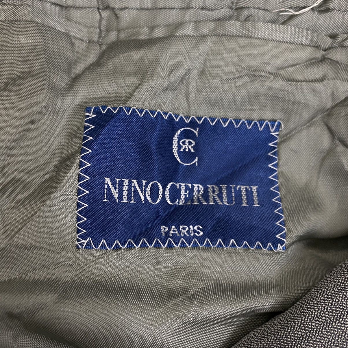 Vintage Vintage 90s NINO CERRUTI Grey Plain Blazer Coat Jacket Size XL / US 12-14 / IT 48-50 - 4 Thumbnail