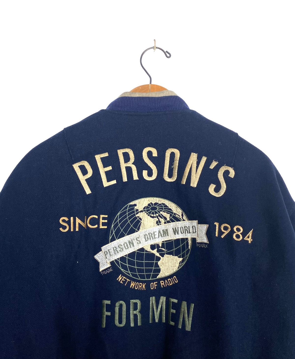 PERSON'S Rare‼️ Vintage Person’s for Men Varsity Leather Wool Jacket Size US L / EU 52-54 / 3 - 3 Thumbnail