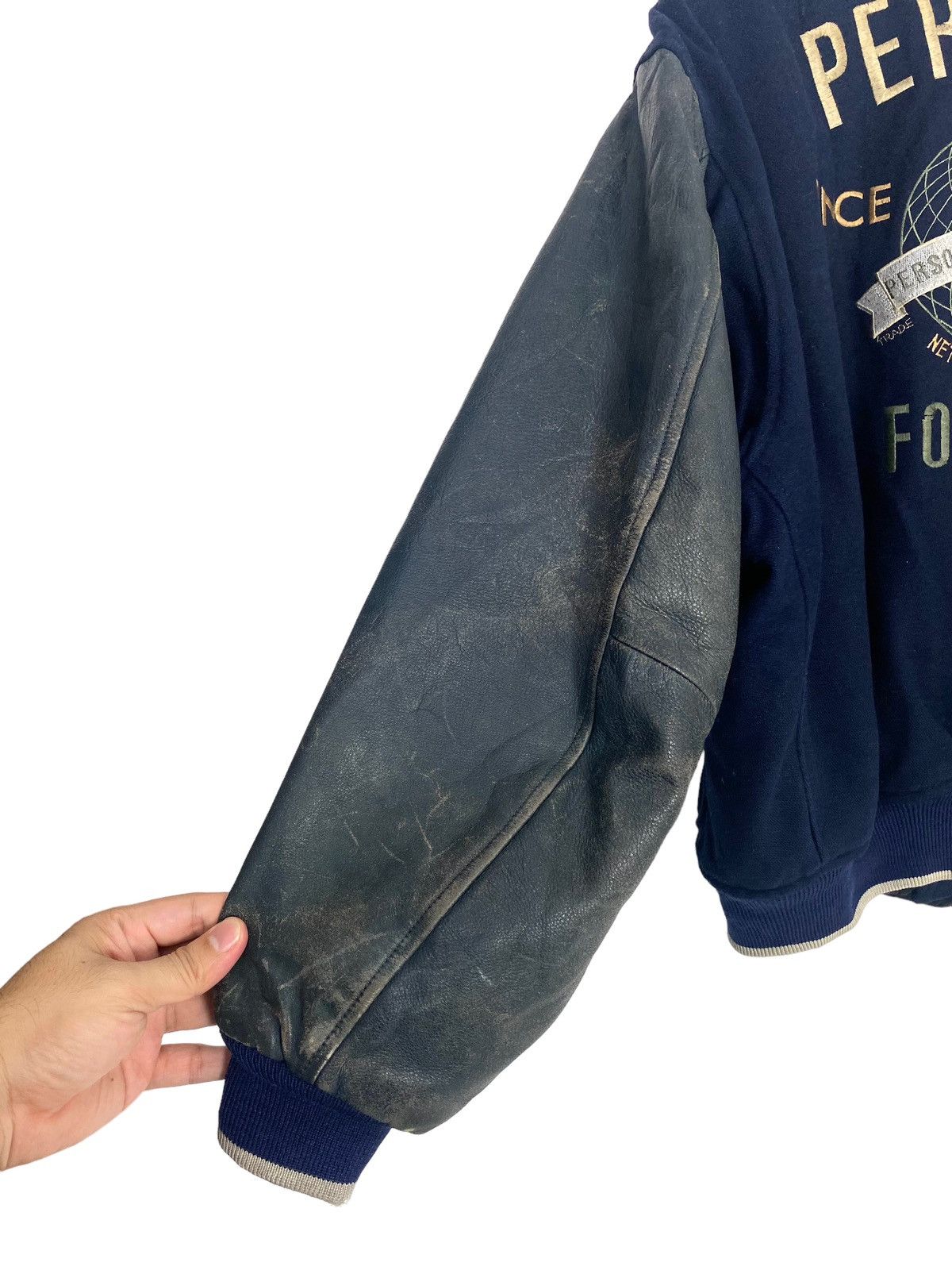 PERSON'S Rare‼️ Vintage Person’s for Men Varsity Leather Wool Jacket Size US L / EU 52-54 / 3 - 15 Thumbnail