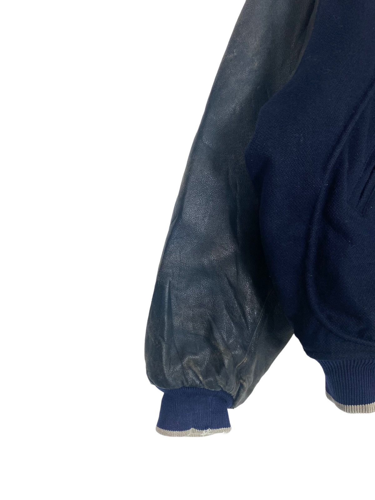 PERSON'S Rare‼️ Vintage Person’s for Men Varsity Leather Wool Jacket Size US L / EU 52-54 / 3 - 12 Thumbnail