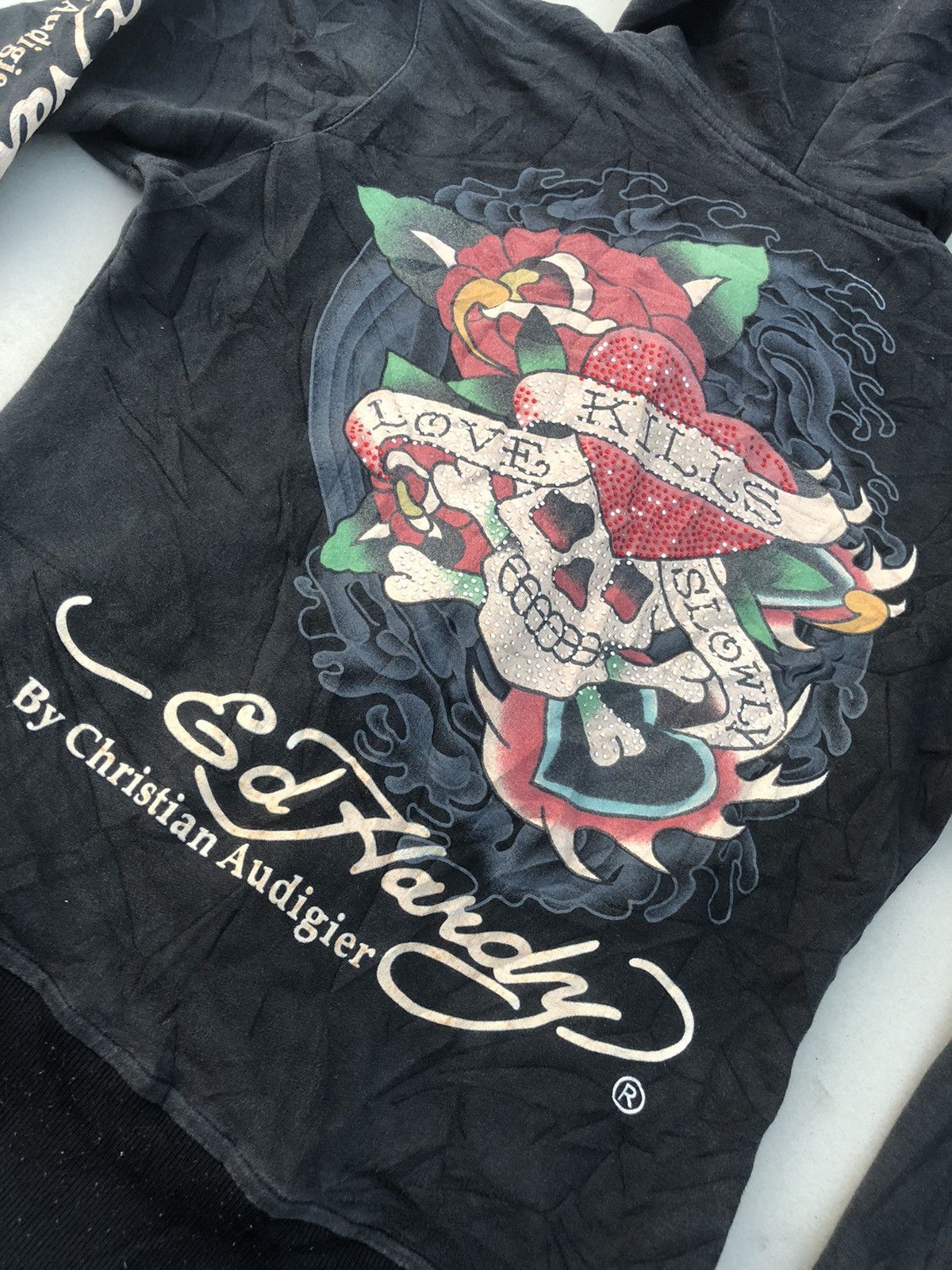 Ed Hardy RARE Ed Hardy Kills Love Slowly by Christian Audigier hodie Size US M / EU 48-50 / 2 - 5 Thumbnail