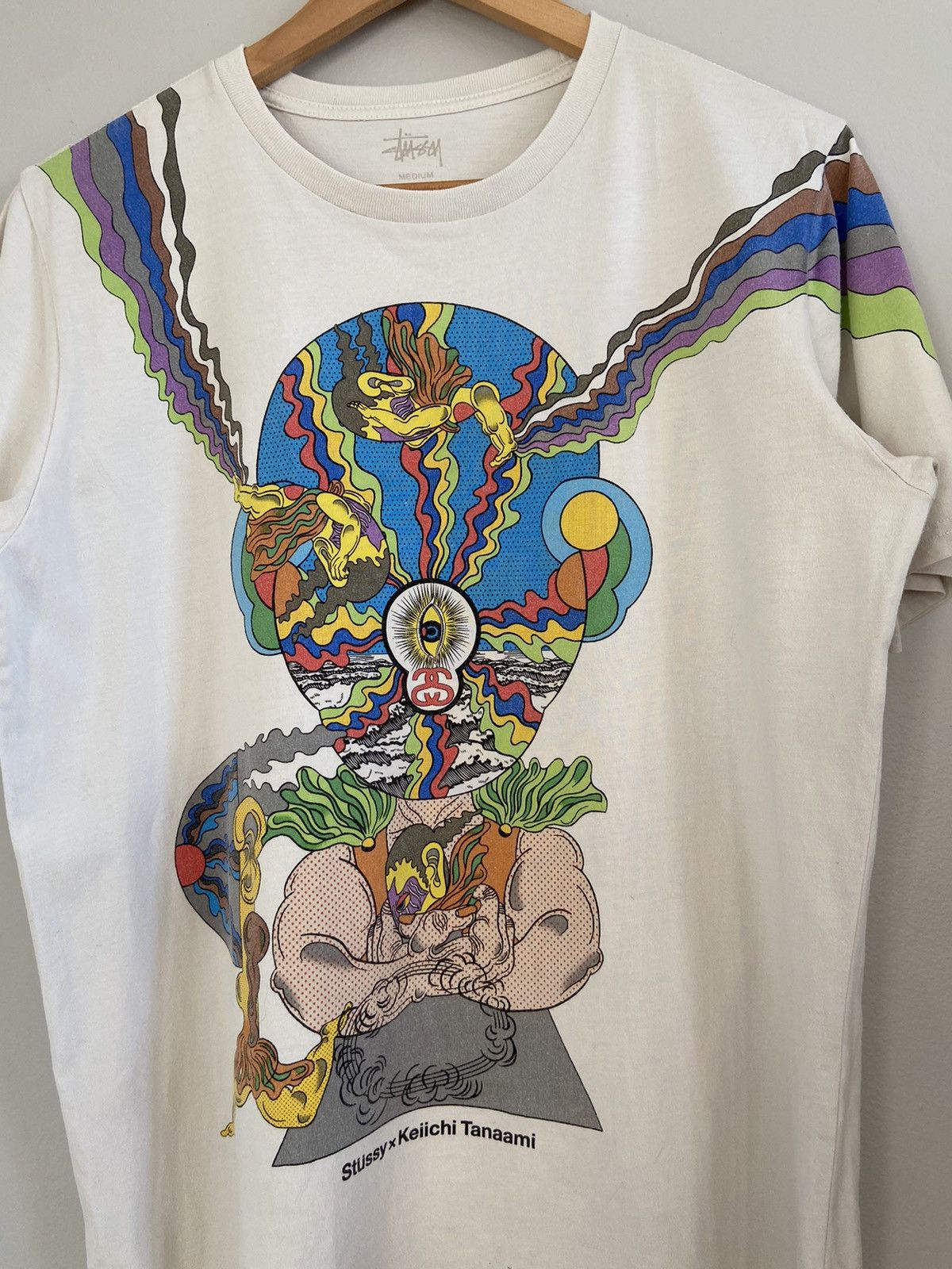 Stussy S/S13 Stussy x Keiichi Tanaami Statue Tee Size US M / EU 48-50 / 2 - 4 Thumbnail
