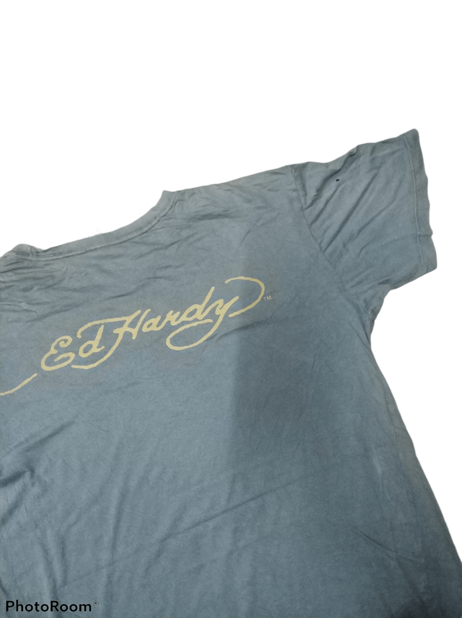 Christian Audigier 🔥Vintage Distressed Faded Ed Hardy Skulls Tee Size US L / EU 52-54 / 3 - 4 Thumbnail