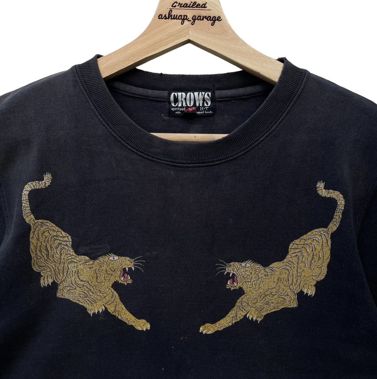 Japanese Brand × Vintage Crows Sukajan Tee Overprinted Size US XS / EU 42 / 0 - 5 Thumbnail