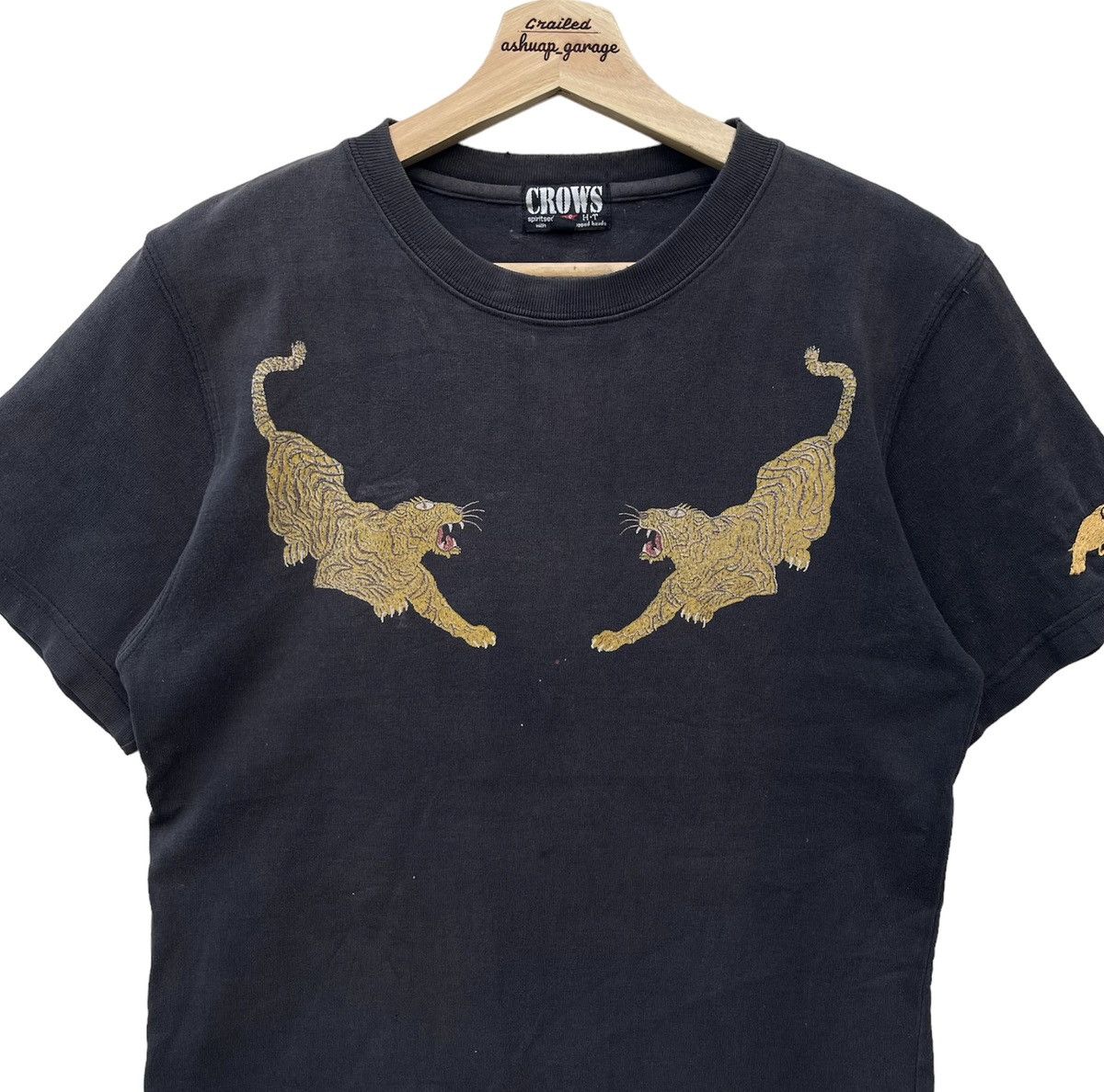 Japanese Brand × Vintage Crows Sukajan Tee Overprinted Size US XS / EU 42 / 0 - 2 Thumbnail