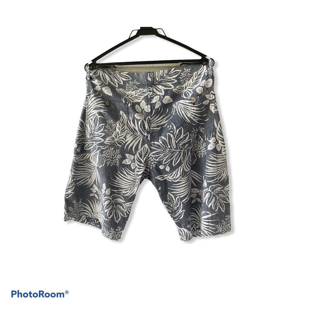 Japanese Brand COMMONTAGE FLORAL SHORT PANTS Size US 38 / EU 54 - 2 Thumbnail