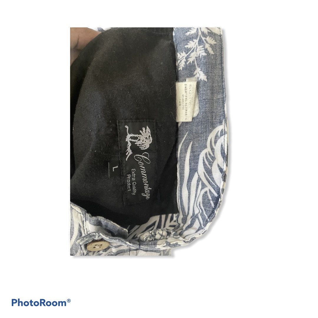 Japanese Brand COMMONTAGE FLORAL SHORT PANTS Size US 38 / EU 54 - 3 Thumbnail