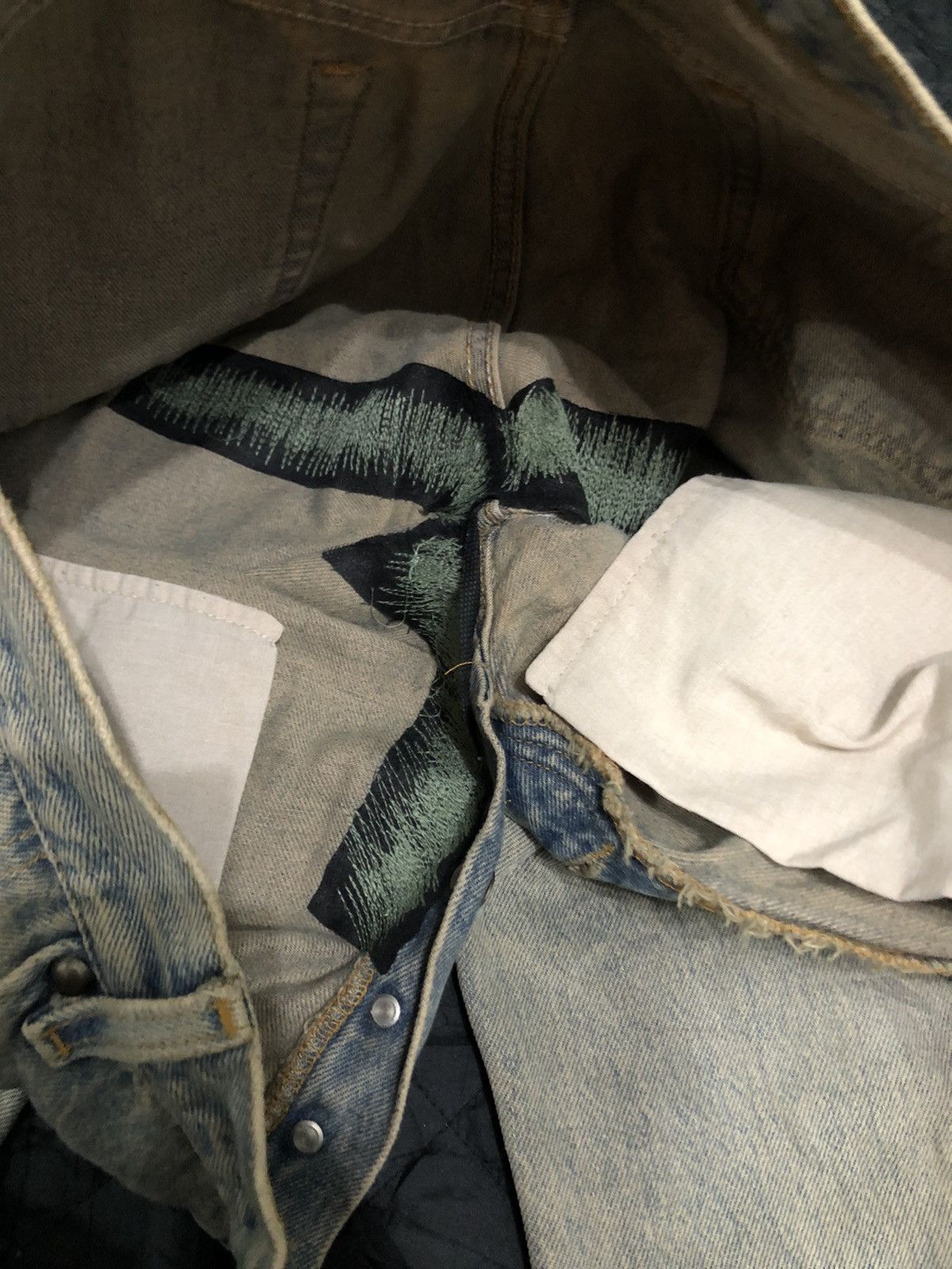 Japanese Brand Sukajan Japanese Brand Tiger Big Logi Denim- D1 Size US 34 / EU 50 - 9 Thumbnail