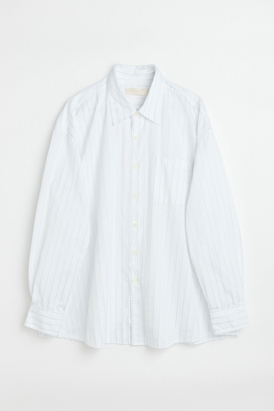 Our Legacy Our Legacy Borrowed Shirt Blue Sapphire Pinstripe
