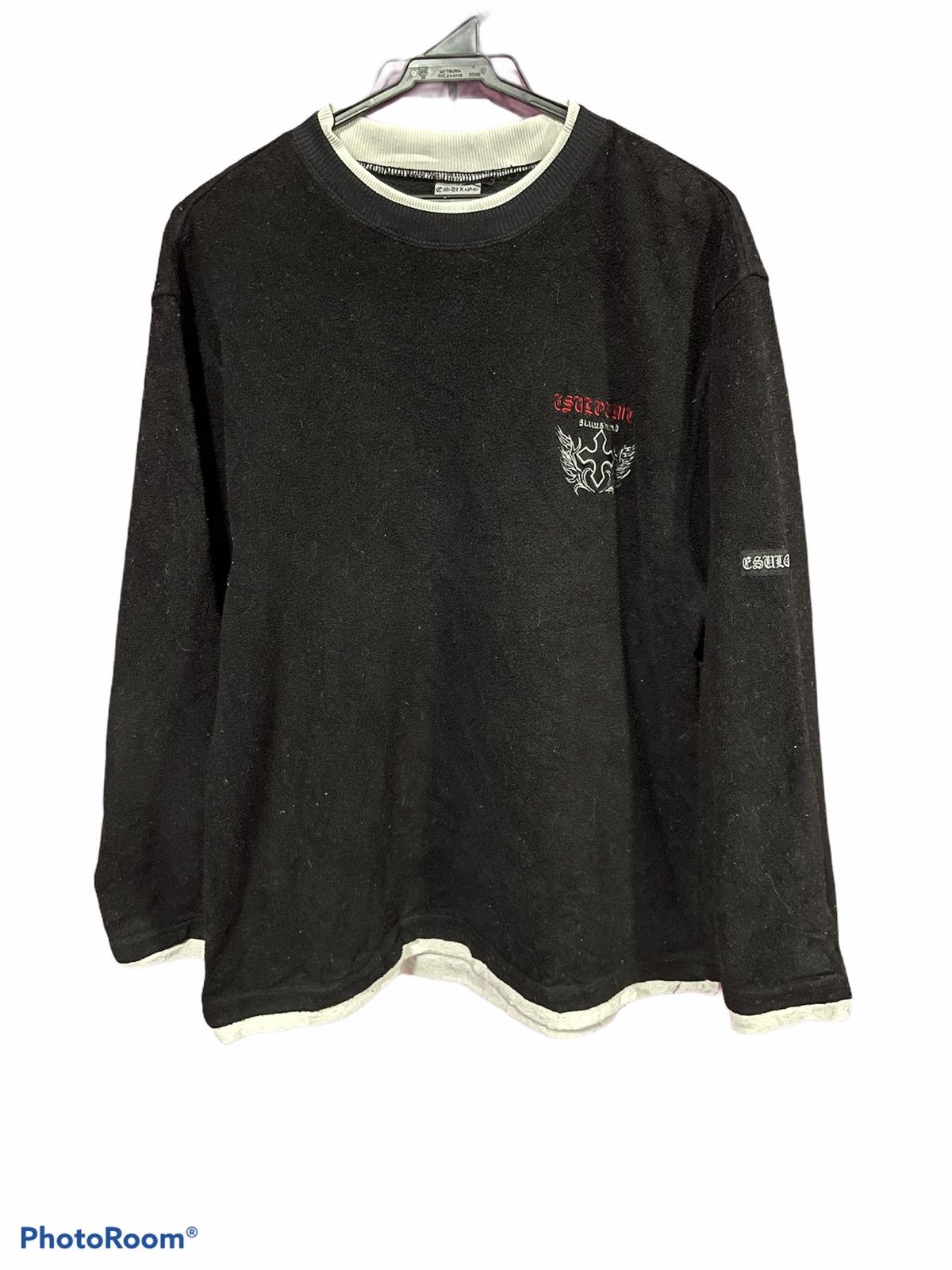 Japanese Brand STATUS MIND SWEATSHIRT FLEECE Size US L / EU 52-54 / 3 - 2 Thumbnail