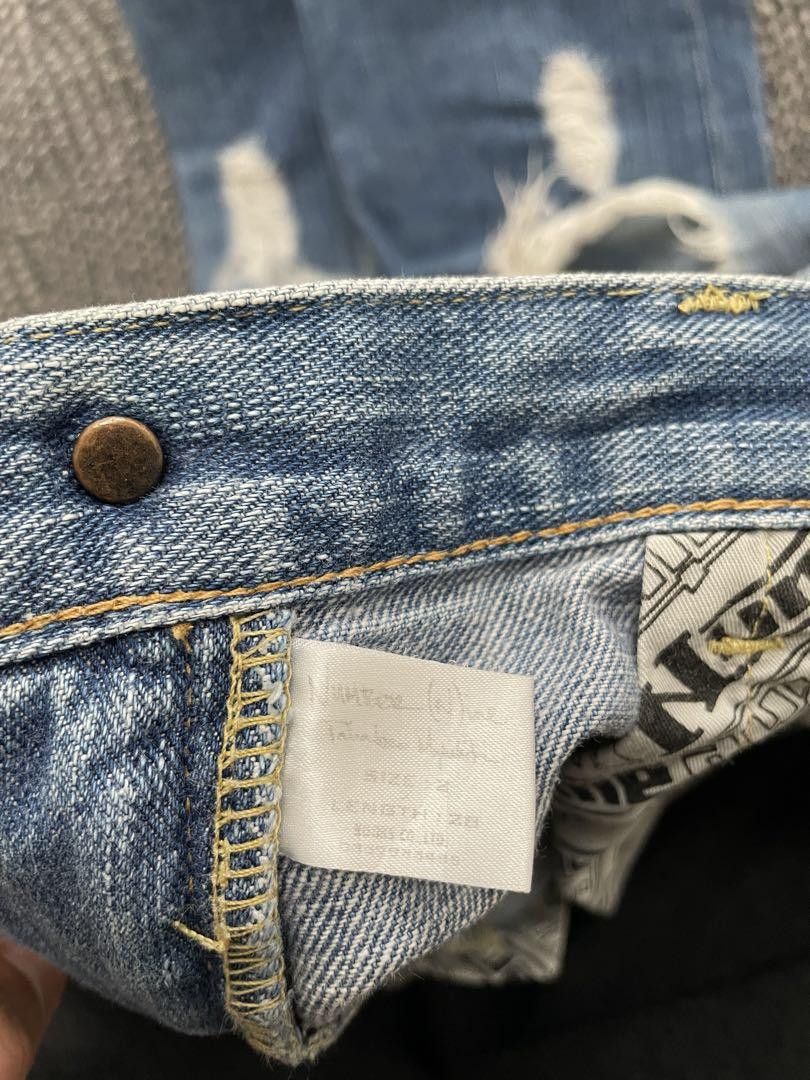 Number (N)ine Number (N)ine AW/03 Kurt Cobain Denim Size US 30 / EU 46 - 5 Thumbnail