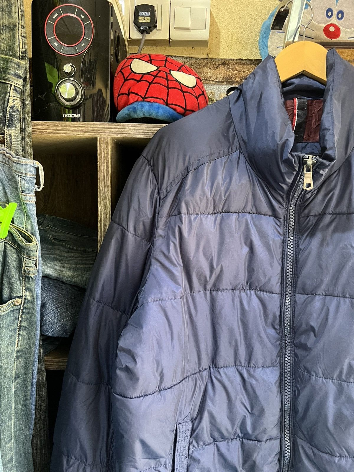 Tommy Hilfiger 🔥Vintage Tommy Hilfiger Down Puffer Jacket Size US L / EU 52-54 / 3 - 3 Thumbnail