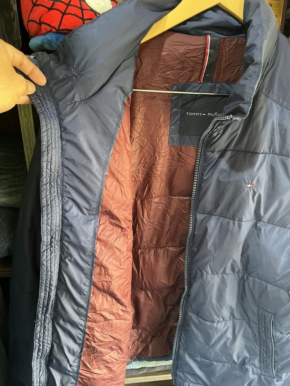 Tommy Hilfiger 🔥Vintage Tommy Hilfiger Down Puffer Jacket Size US L / EU 52-54 / 3 - 9 Thumbnail