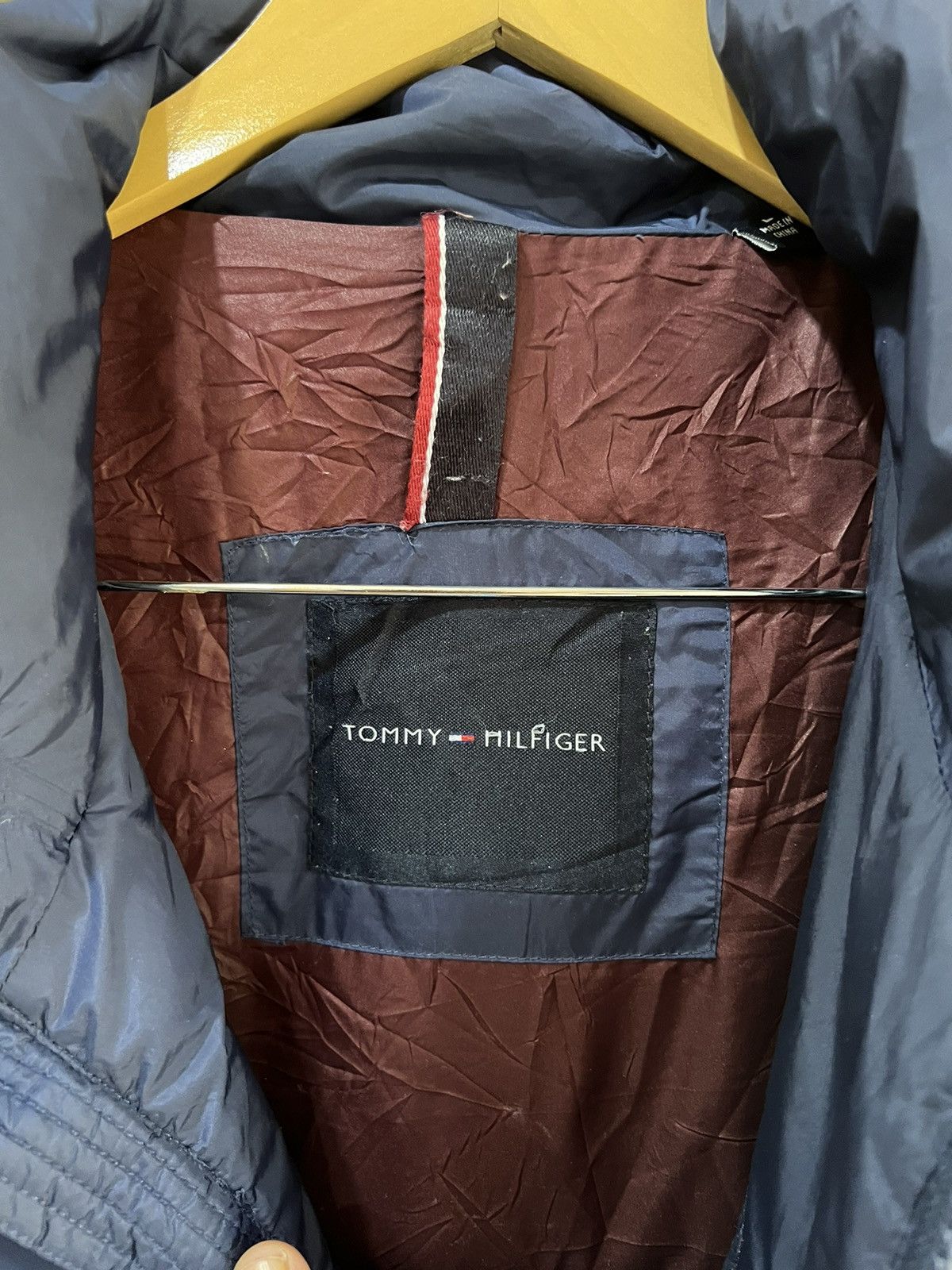 Tommy Hilfiger 🔥Vintage Tommy Hilfiger Down Puffer Jacket Size US L / EU 52-54 / 3 - 12 Thumbnail
