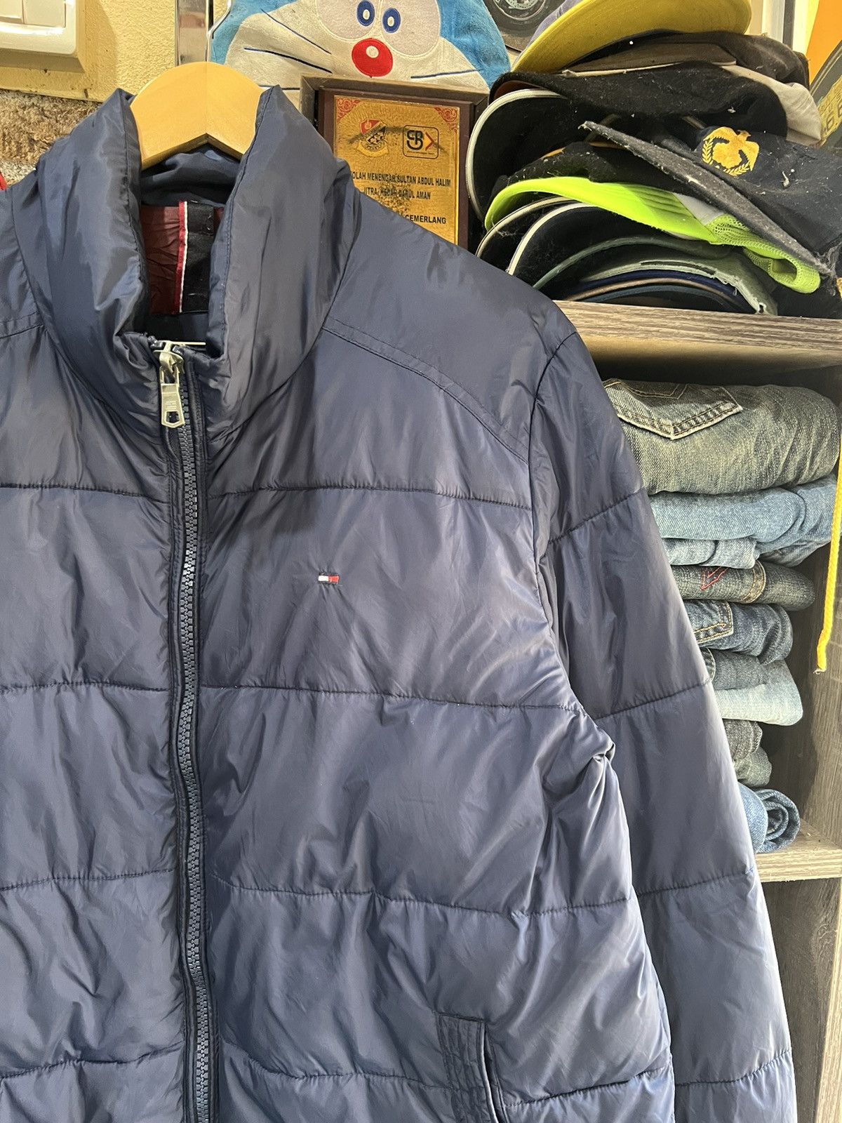Tommy Hilfiger 🔥Vintage Tommy Hilfiger Down Puffer Jacket Size US L / EU 52-54 / 3 - 5 Thumbnail