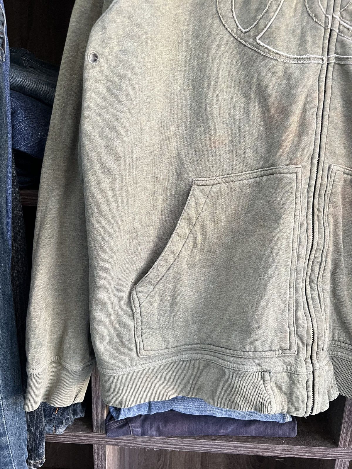 Quiksilver 🔥Distressed Quiksilver Zipper Hoodies Size US L / EU 52-54 / 3 - 4 Thumbnail