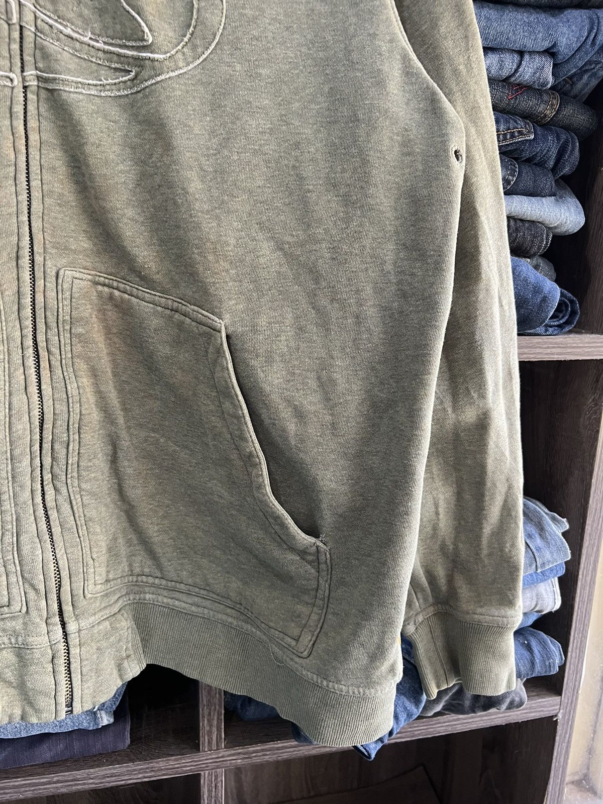 Quiksilver 🔥Distressed Quiksilver Zipper Hoodies Size US L / EU 52-54 / 3 - 5 Thumbnail
