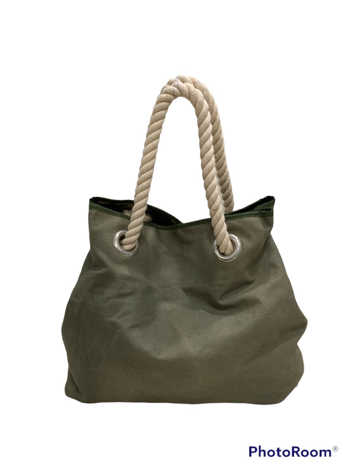 Opening Ceremony OPENING CEREMONY GREEN ARMY CAMO REVERSIBLE TOTE BAG Size ONE SIZE - 3 Thumbnail