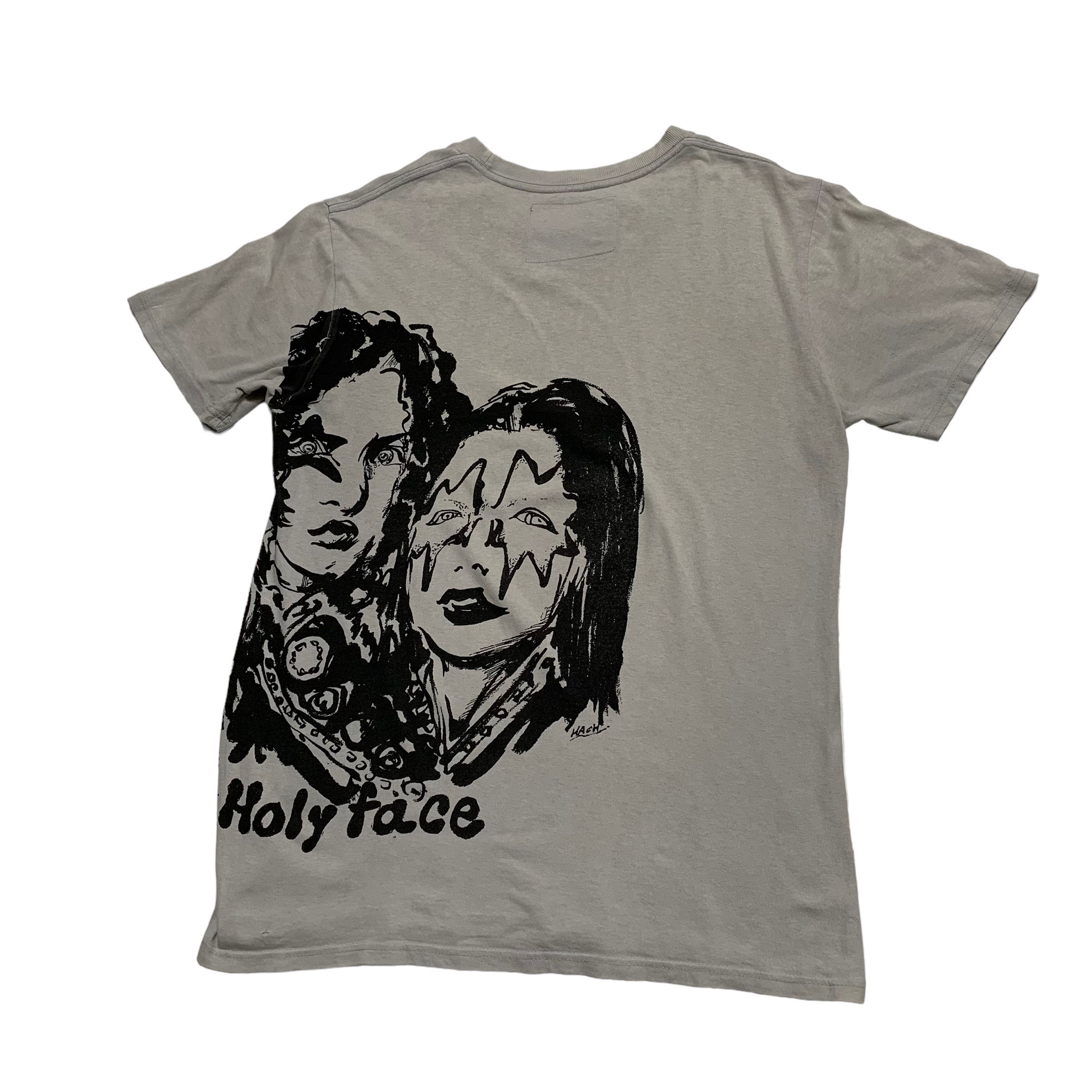 Japanese Brand Holy Face Big Print Tee Size US S / EU 44-46 / 1 - 7 Thumbnail