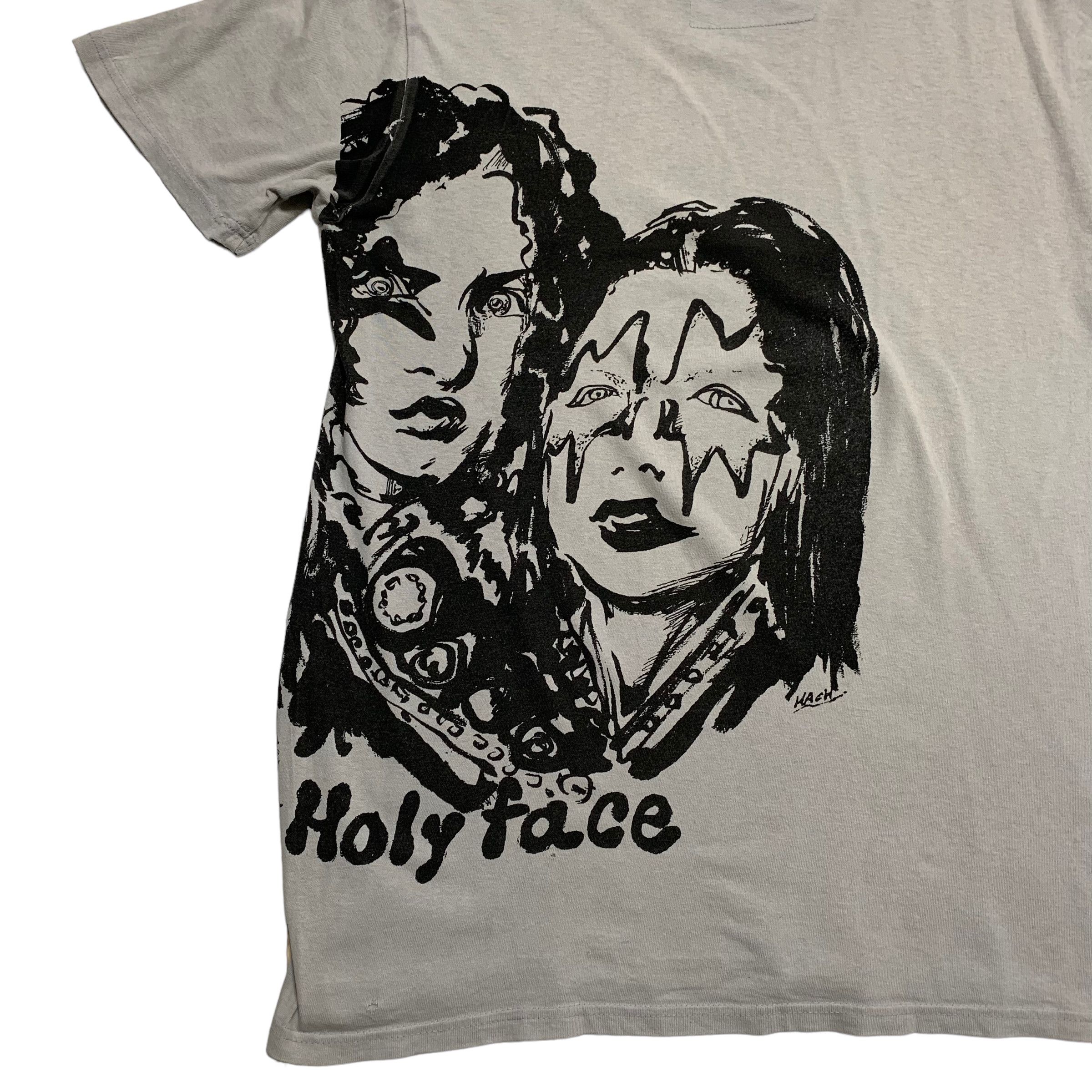 Japanese Brand Holy Face Big Print Tee Size US S / EU 44-46 / 1 - 8 Thumbnail