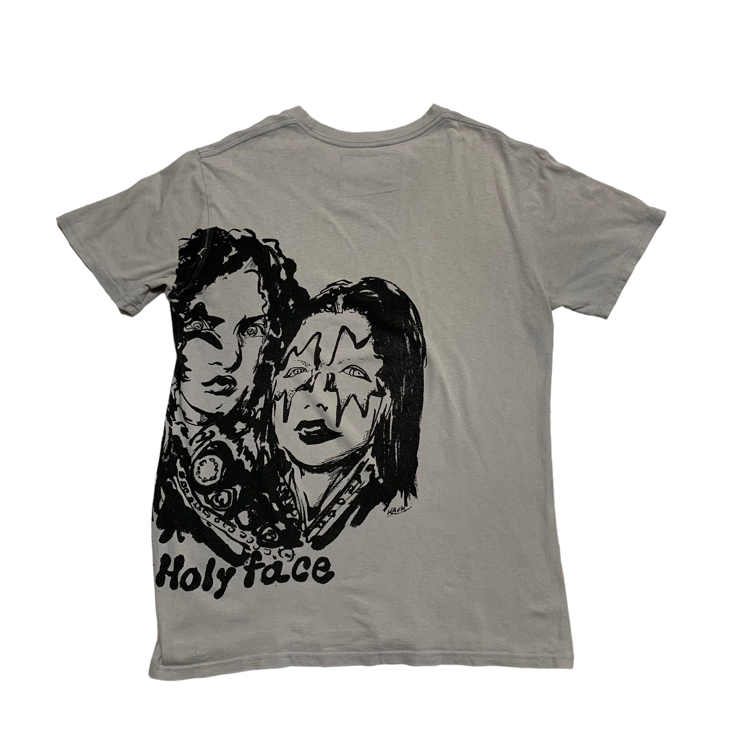 Japanese Brand Holy Face Big Print Tee Size US S / EU 44-46 / 1 - 6 Thumbnail