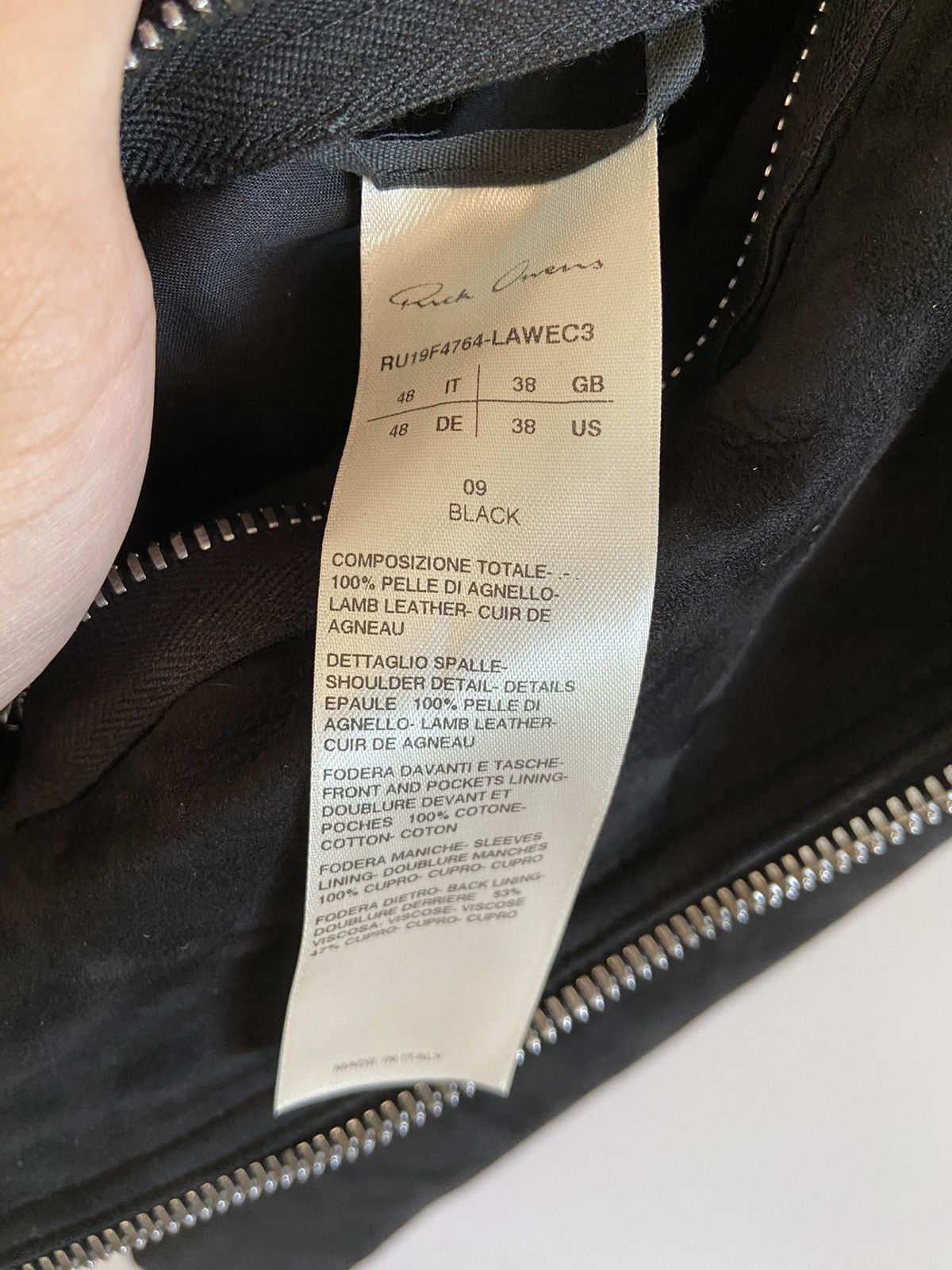 Rick Owens F/W19 Lamb Suede Stooges Jacket Size US M / EU 48-50 / 2 - 7 Thumbnail