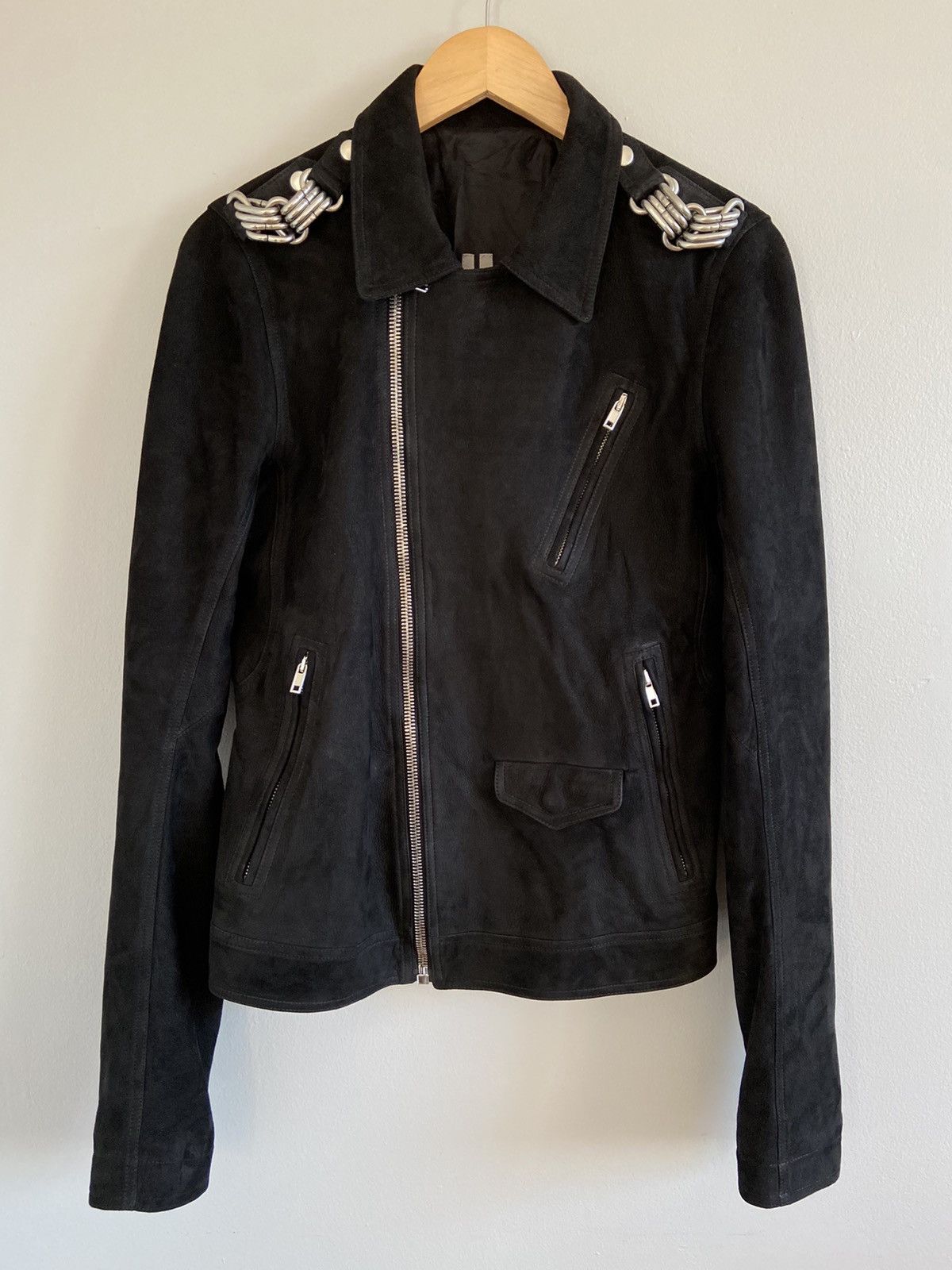 Rick Owens F/W19 Lamb Suede Stooges Jacket Size US M / EU 48-50 / 2 - 1 Thumbnail