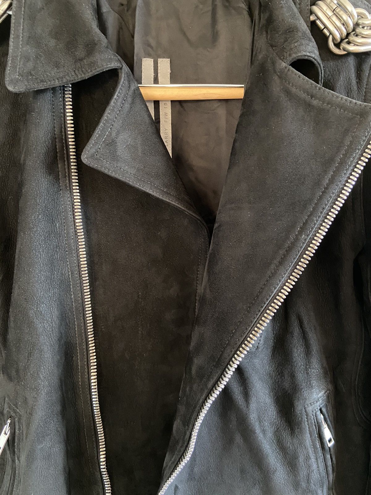 Rick Owens F/W19 Lamb Suede Stooges Jacket Size US M / EU 48-50 / 2 - 3 Thumbnail