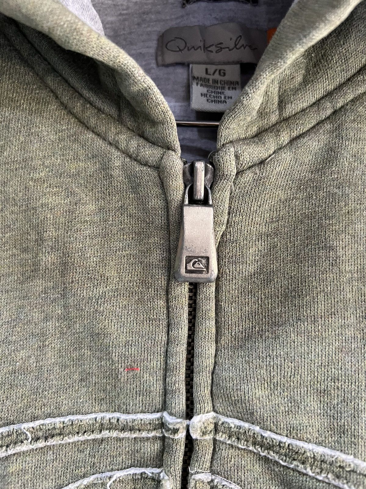 Quiksilver 🔥Distressed Quiksilver Zipper Hoodies Size US L / EU 52-54 / 3 - 9 Thumbnail