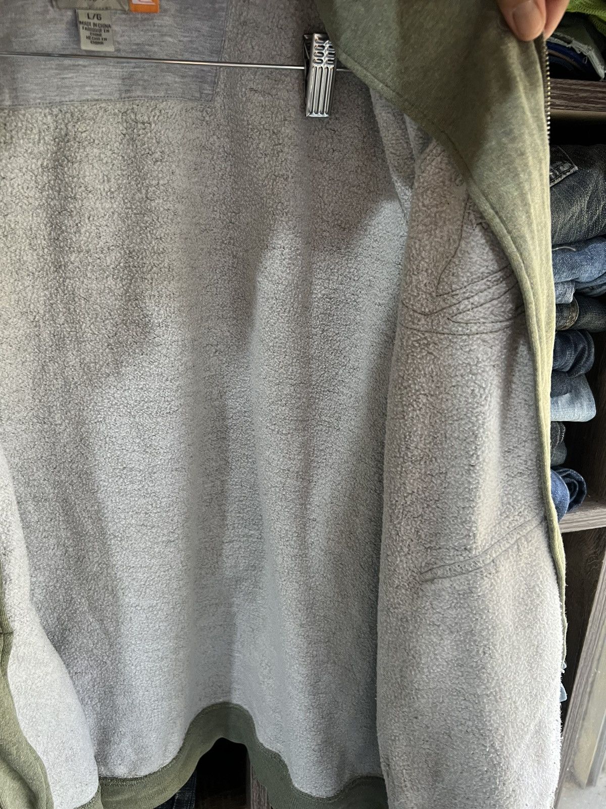 Quiksilver 🔥Distressed Quiksilver Zipper Hoodies Size US L / EU 52-54 / 3 - 13 Thumbnail