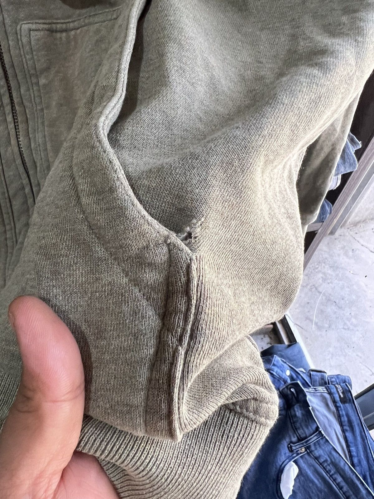 Quiksilver 🔥Distressed Quiksilver Zipper Hoodies Size US L / EU 52-54 / 3 - 7 Thumbnail
