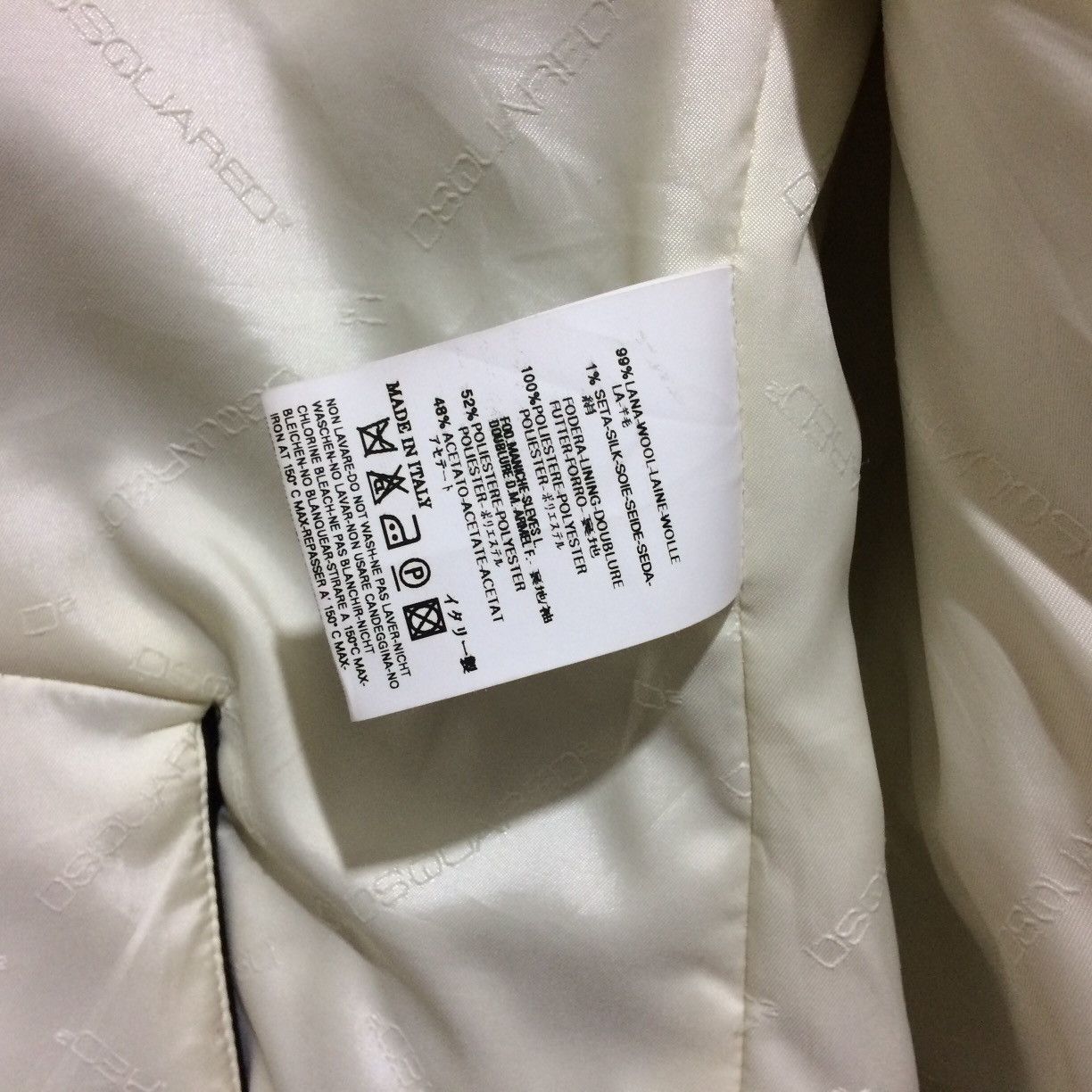 Dsquared2 Vintage DSQUARED2 Monogram Jacket made in ITALY Size US M / EU 48-50 / 2 - 6 Thumbnail