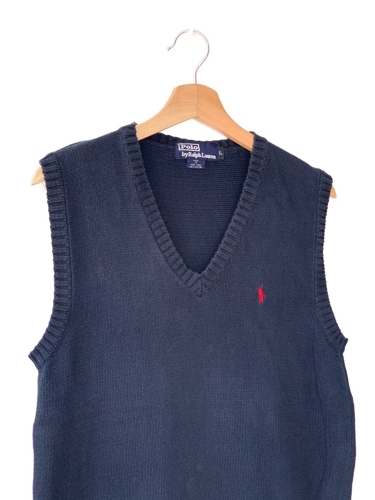 Polo Ralph Lauren Vintage Polo Ralph Lauren Small Pony Knit Vest Size US S / EU 44-46 / 1 - 2 Thumbnail