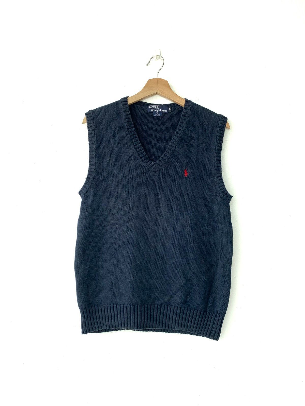Polo Ralph Lauren Vintage Polo Ralph Lauren Small Pony Knit Vest Size US S / EU 44-46 / 1 - 1 Thumbnail