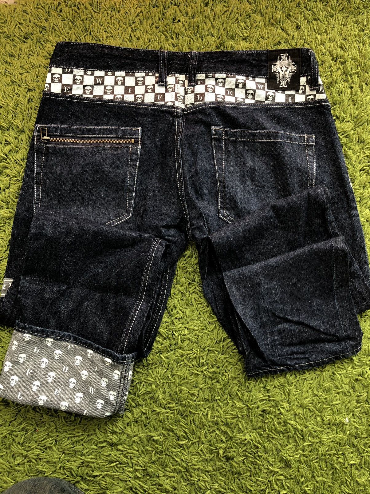 Undercover Skulls Bones Big Logo Jeans Denim Size US 34 / EU 50 - 2 Thumbnail