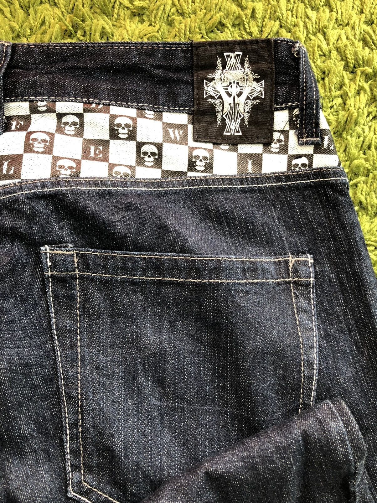Undercover Skulls Bones Big Logo Jeans Denim Size US 34 / EU 50 - 6 Thumbnail