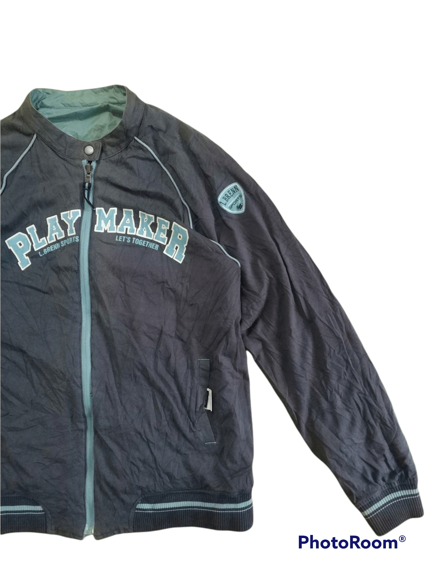 Japanese Brand 🔥Sun Faded Reversible L. Brenn Playmaker Zipper Jacket Size US S / EU 44-46 / 1 - 5 Thumbnail