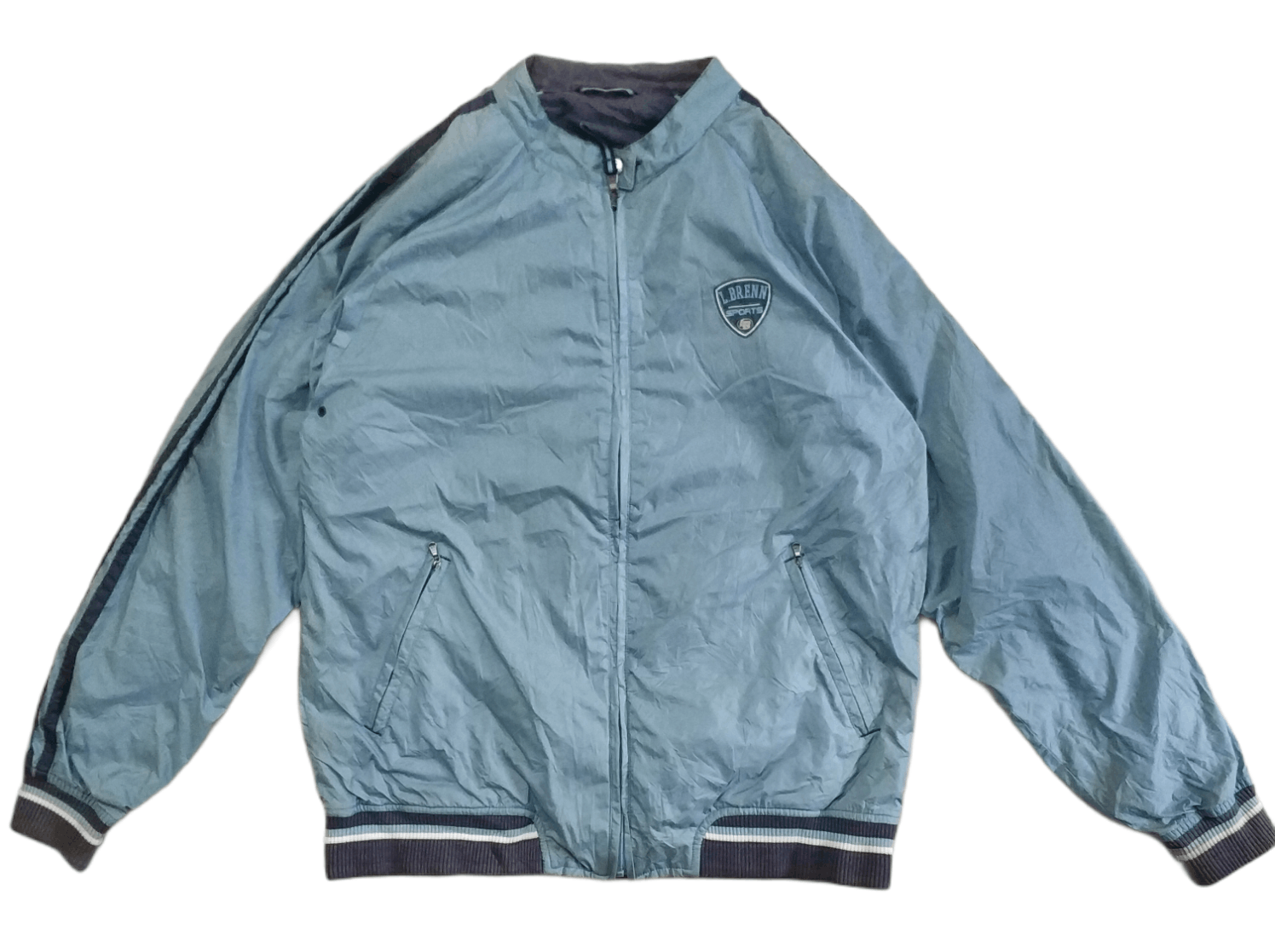 Japanese Brand 🔥Sun Faded Reversible L. Brenn Playmaker Zipper Jacket Size US S / EU 44-46 / 1 - 2 Thumbnail