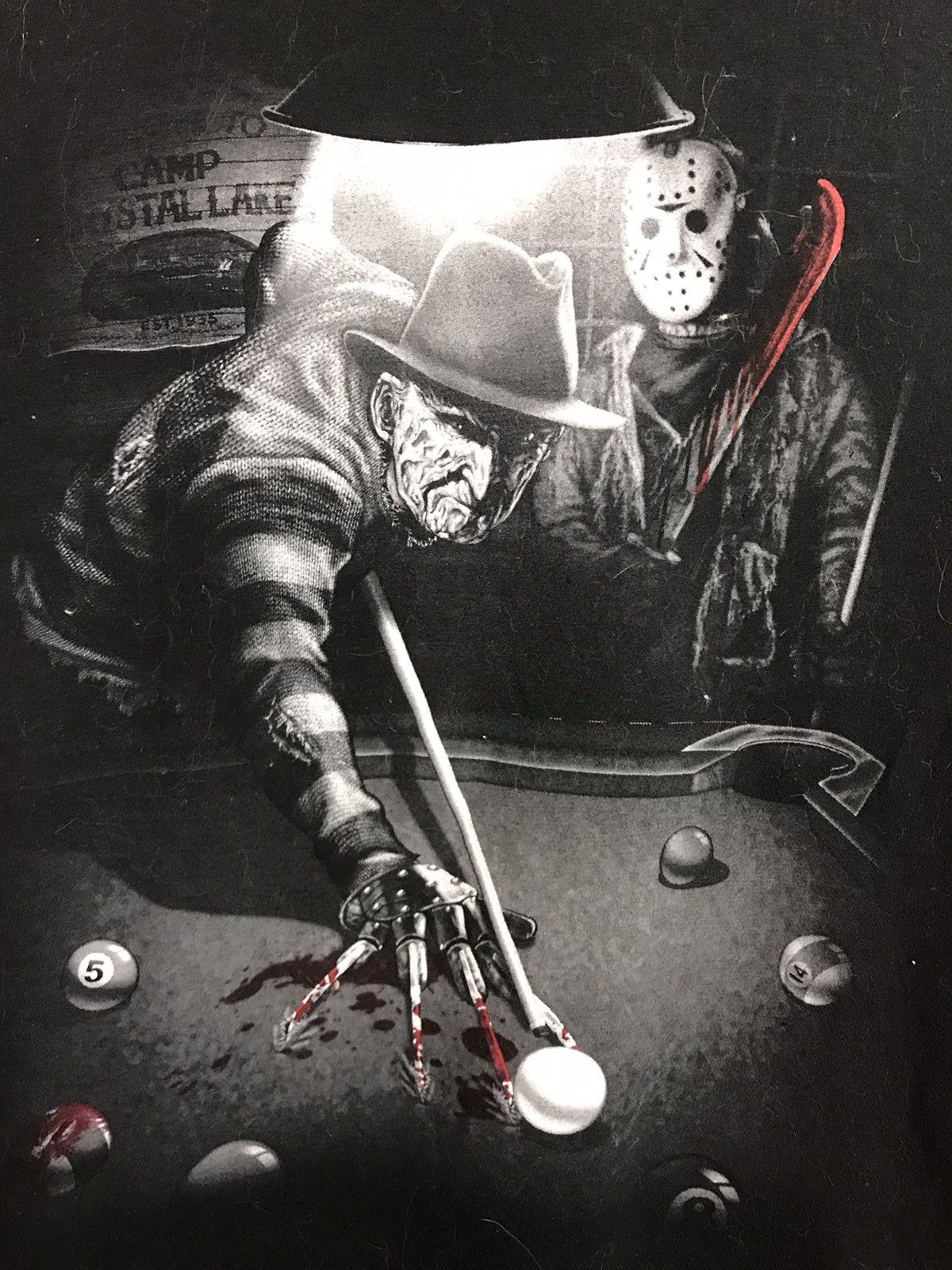 Expert Horror × Vintage Freddie vs Jason streetwear vintage movie tee Size US M / EU 48-50 / 2 - 3 Thumbnail